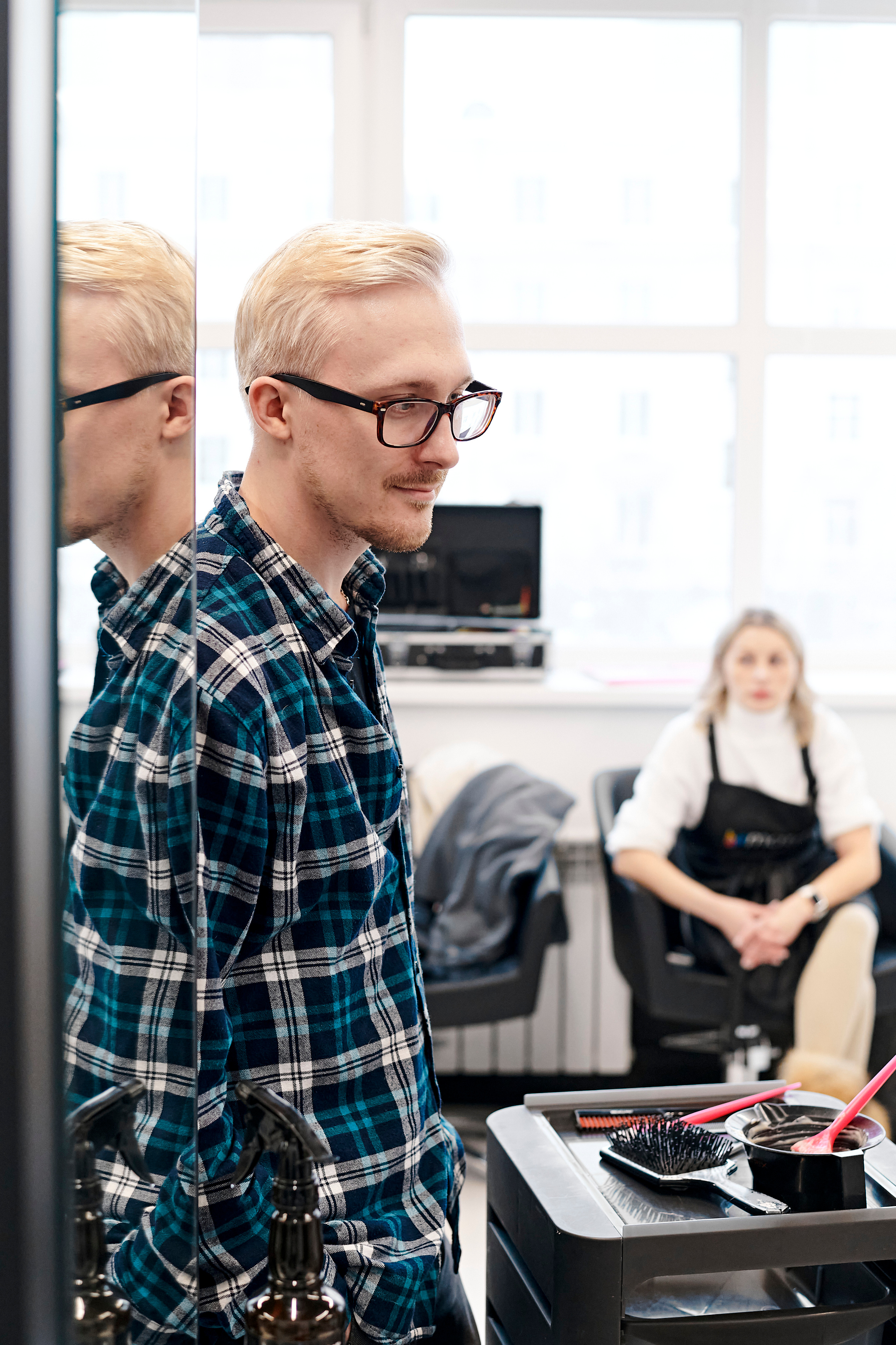 Мастер-класс по окрашиваниям и укладкам от Matrix. Фотограф Постольник Дарья