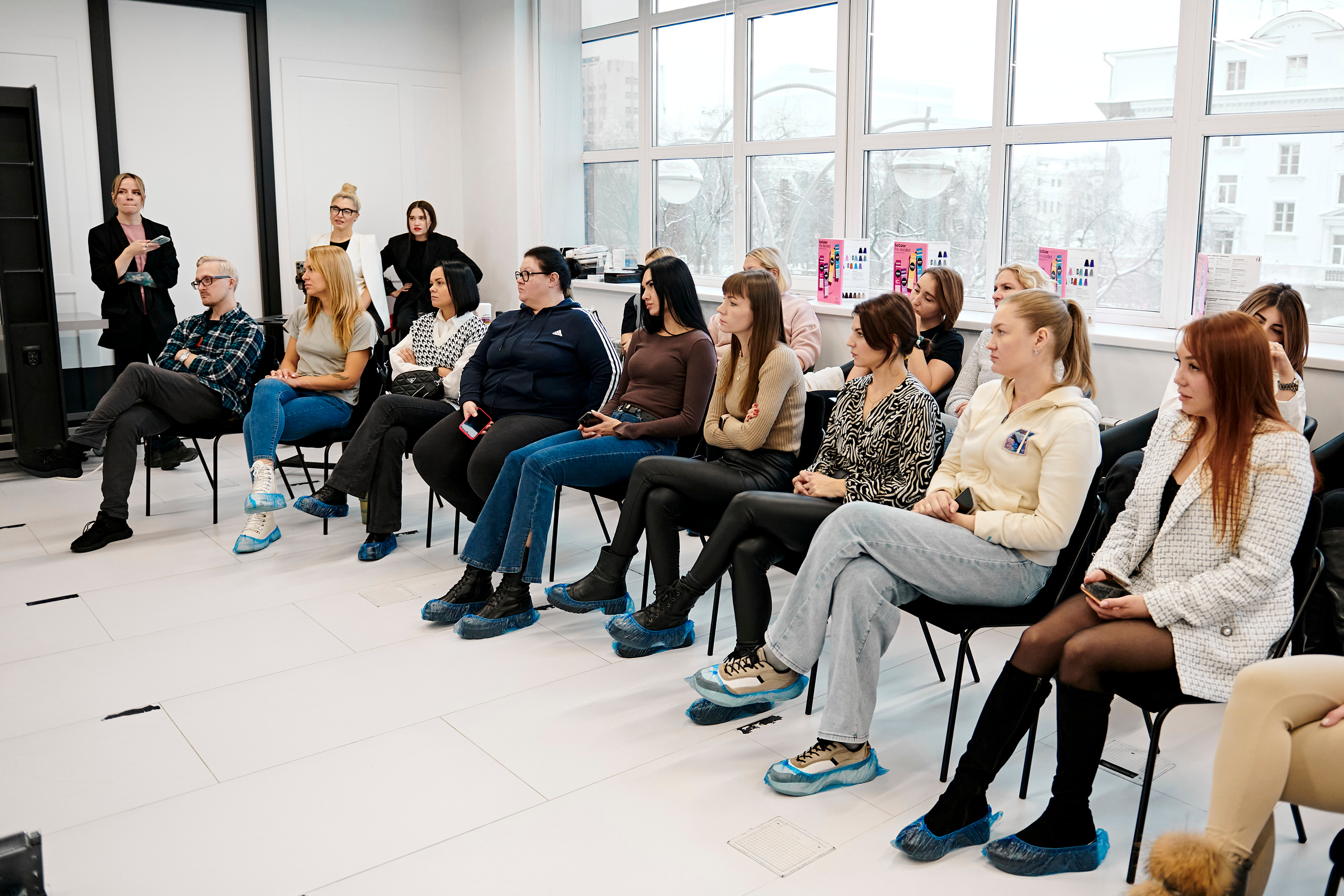 Мастер-класс по окрашиваниям и укладкам от Matrix. Фотограф Постольник Дарья