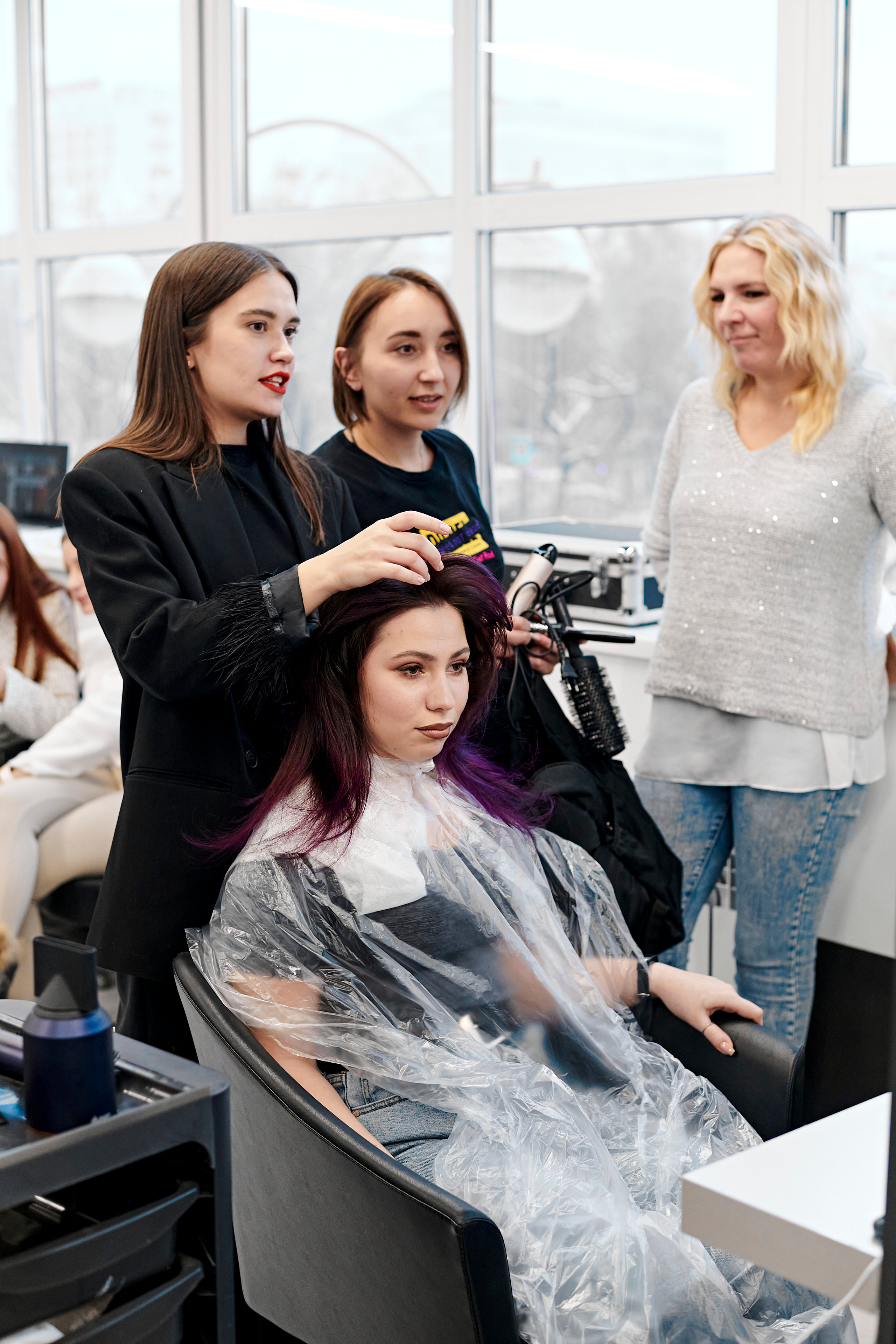 Мастер-класс по окрашиваниям и укладкам от Matrix. Фотограф Постольник Дарья