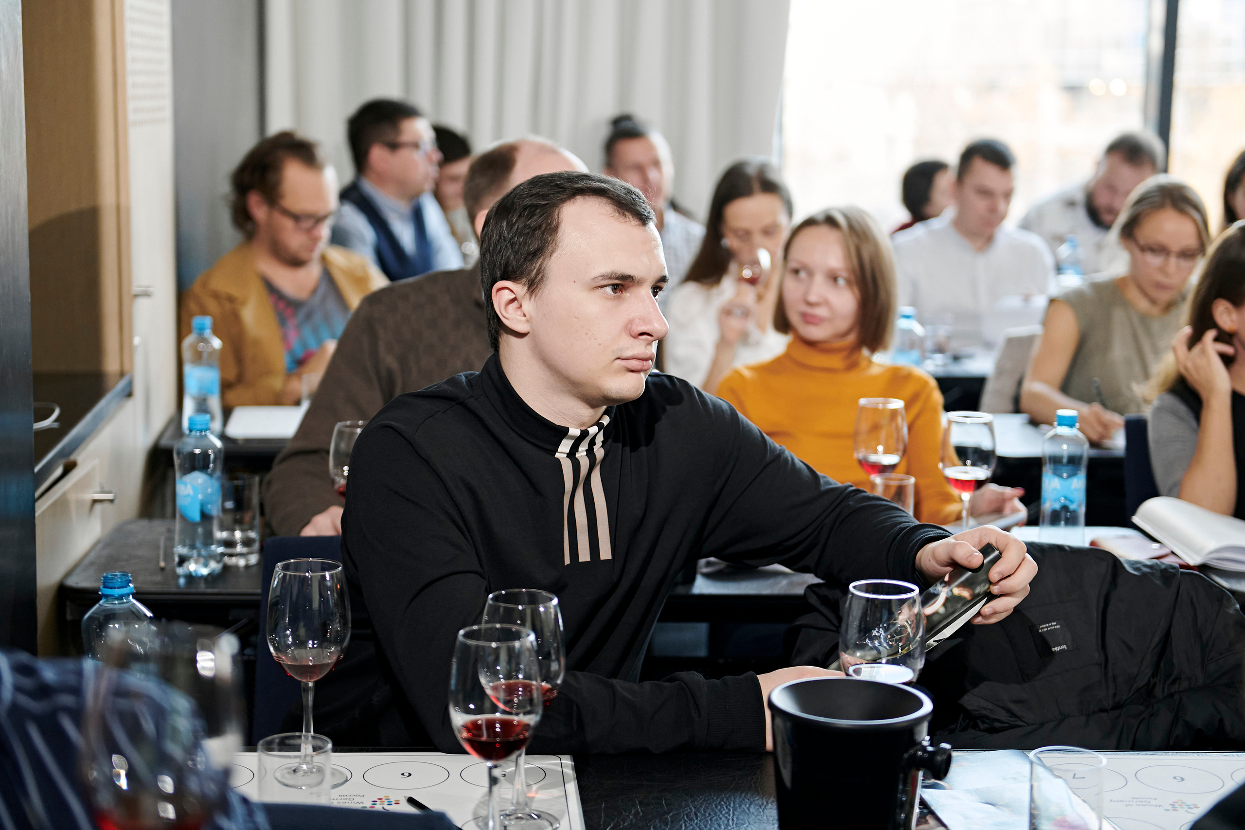 Винная дегустация для сомелье. Фотограф Постольник Дарья
