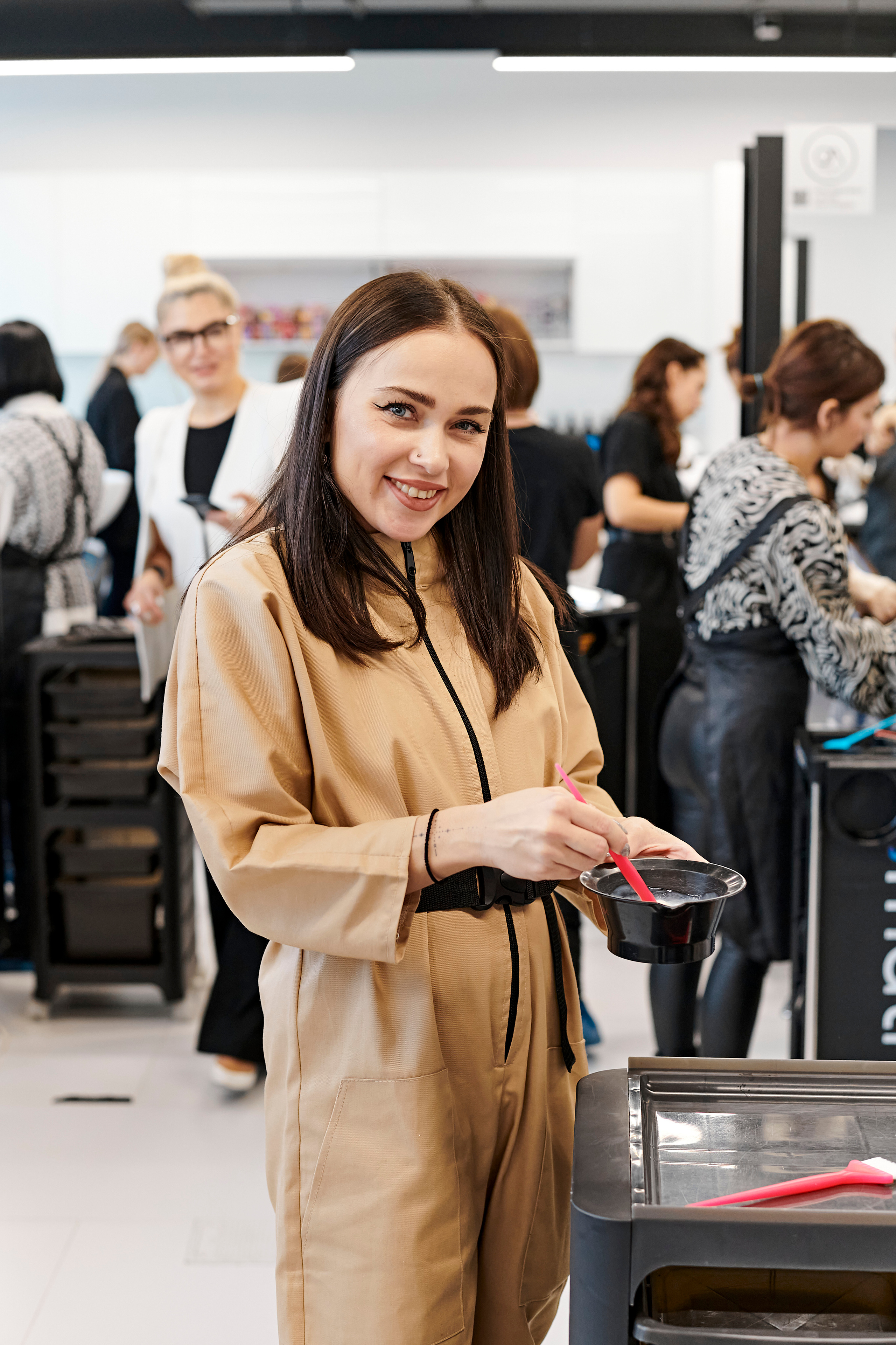 Мастер-класс по окрашиваниям и укладкам от Matrix. Фотограф Постольник Дарья