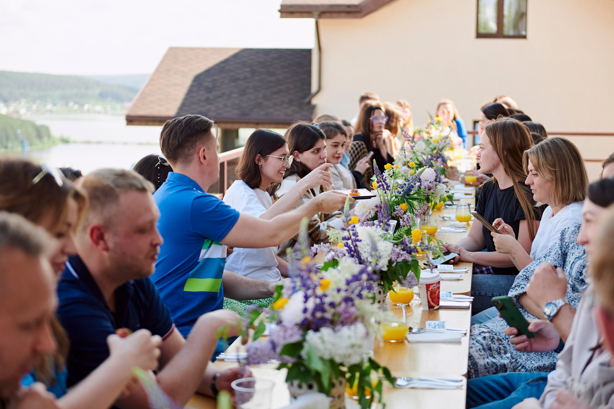 Летний ужин на природе с тремя шефами. Фотограф Постольник Дарья