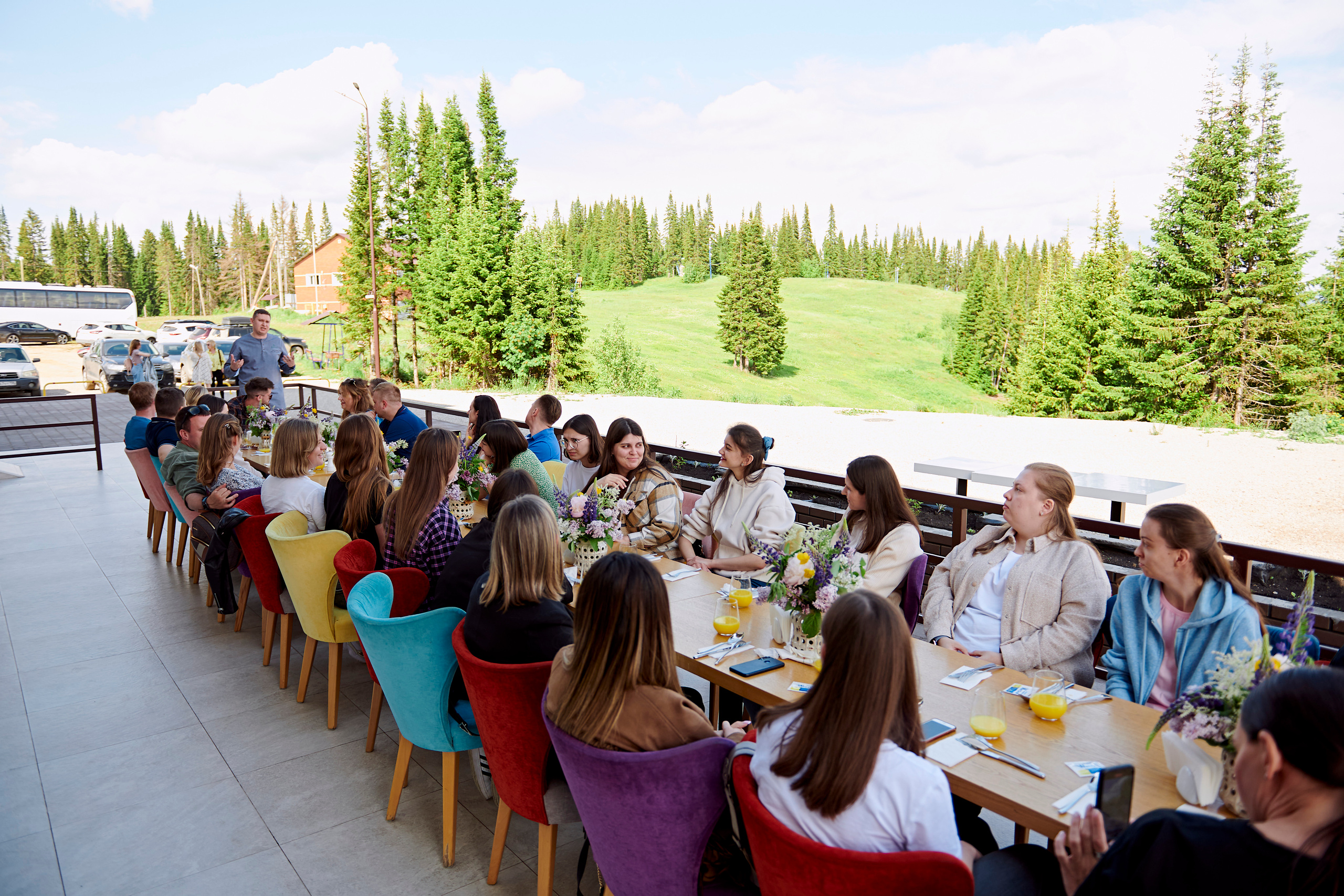 Летний ужин на природе с тремя шефами. Фотограф Постольник Дарья