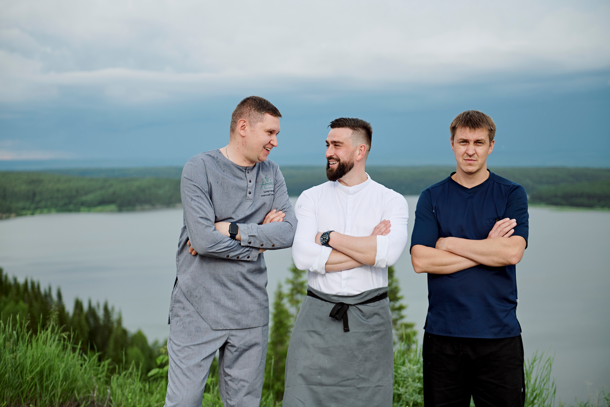 Летний ужин на природе с тремя шефами. Фотограф Постольник Дарья