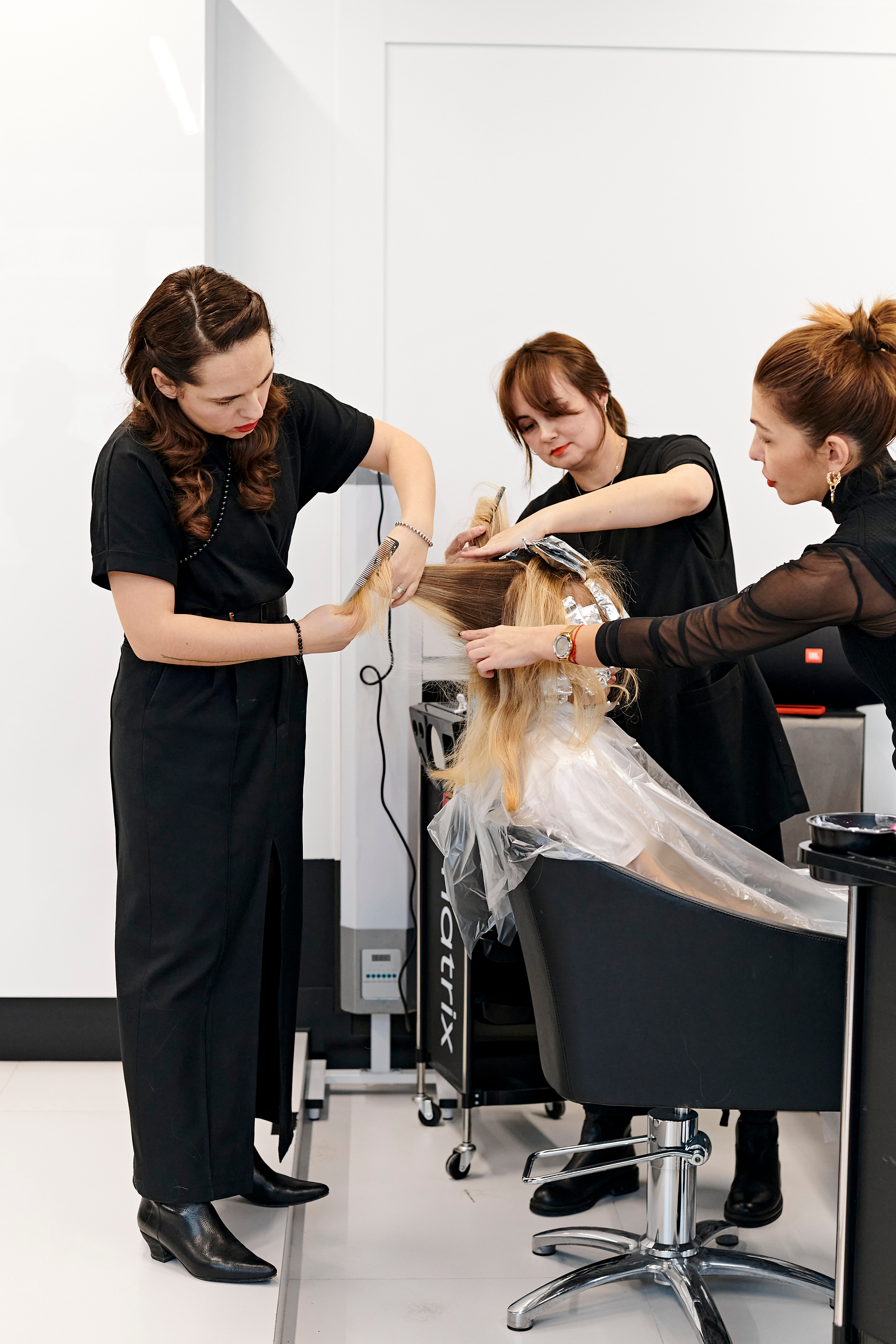 Мастер-класс по окрашиваниям и укладкам от Matrix. Фотограф Постольник Дарья