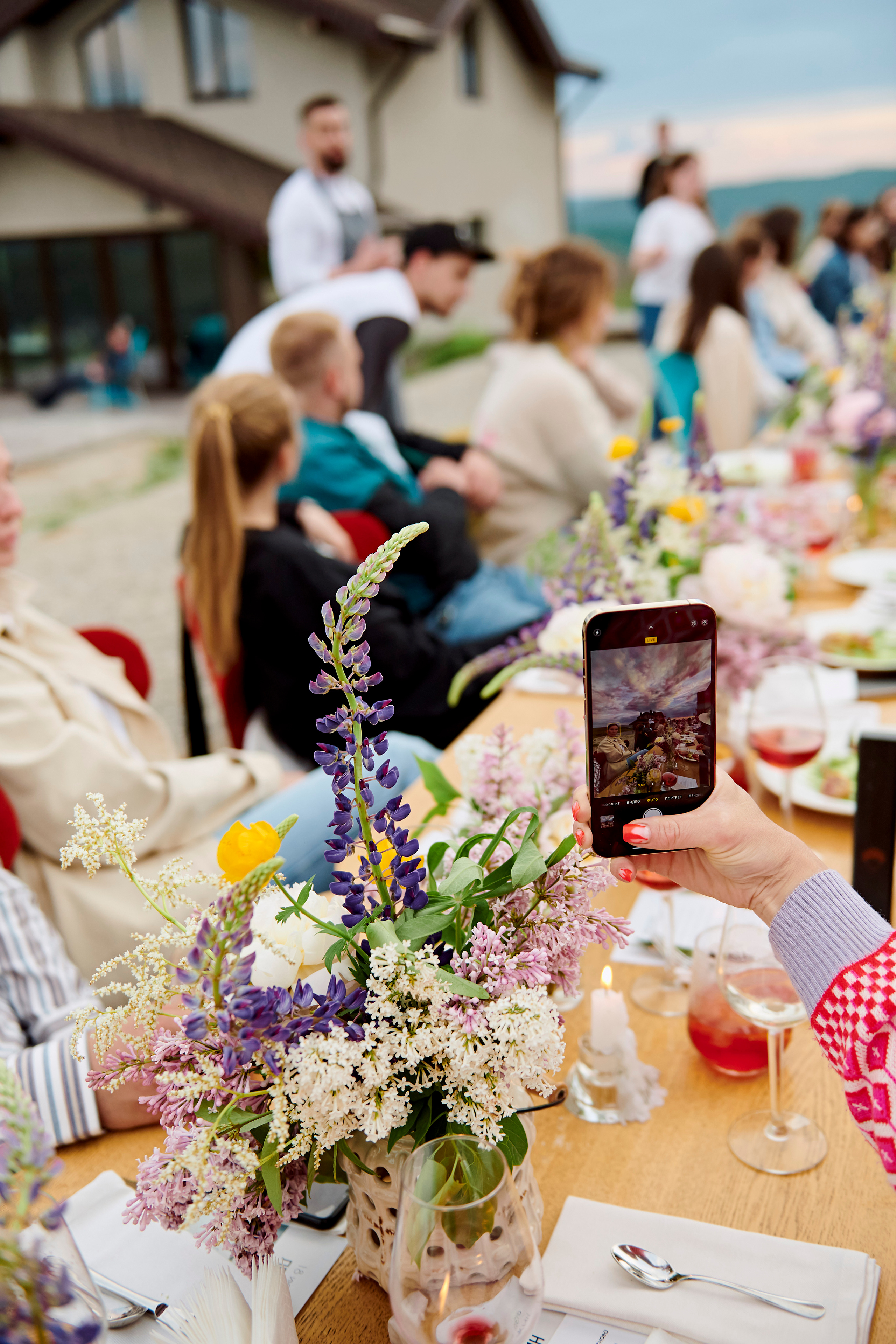 Летний ужин на природе с тремя шефами. Фотограф Постольник Дарья