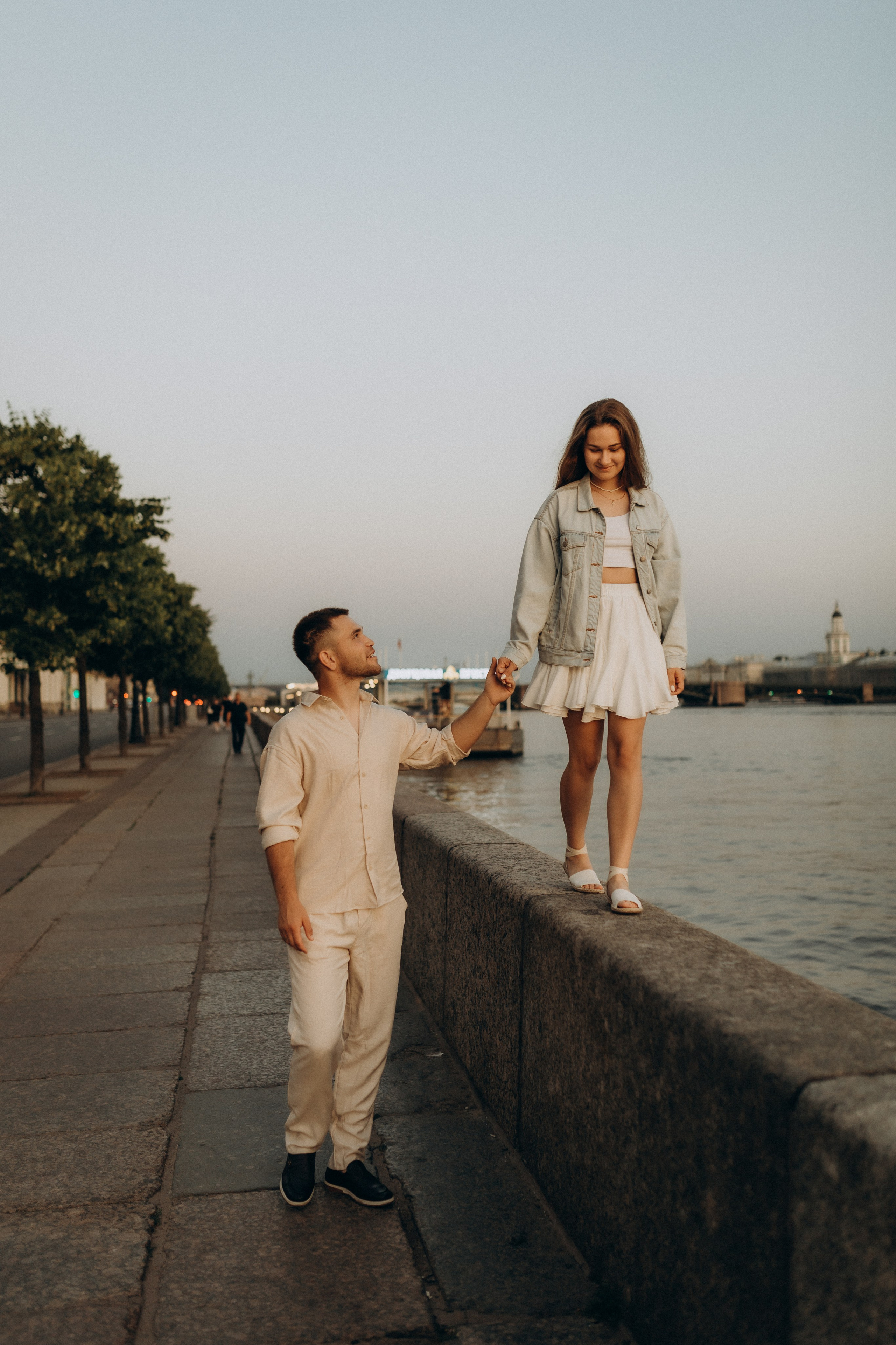 Фотосессия с разводными мостами: LoveStory. Фотограф Санкт-Петербург Князева Елизавета