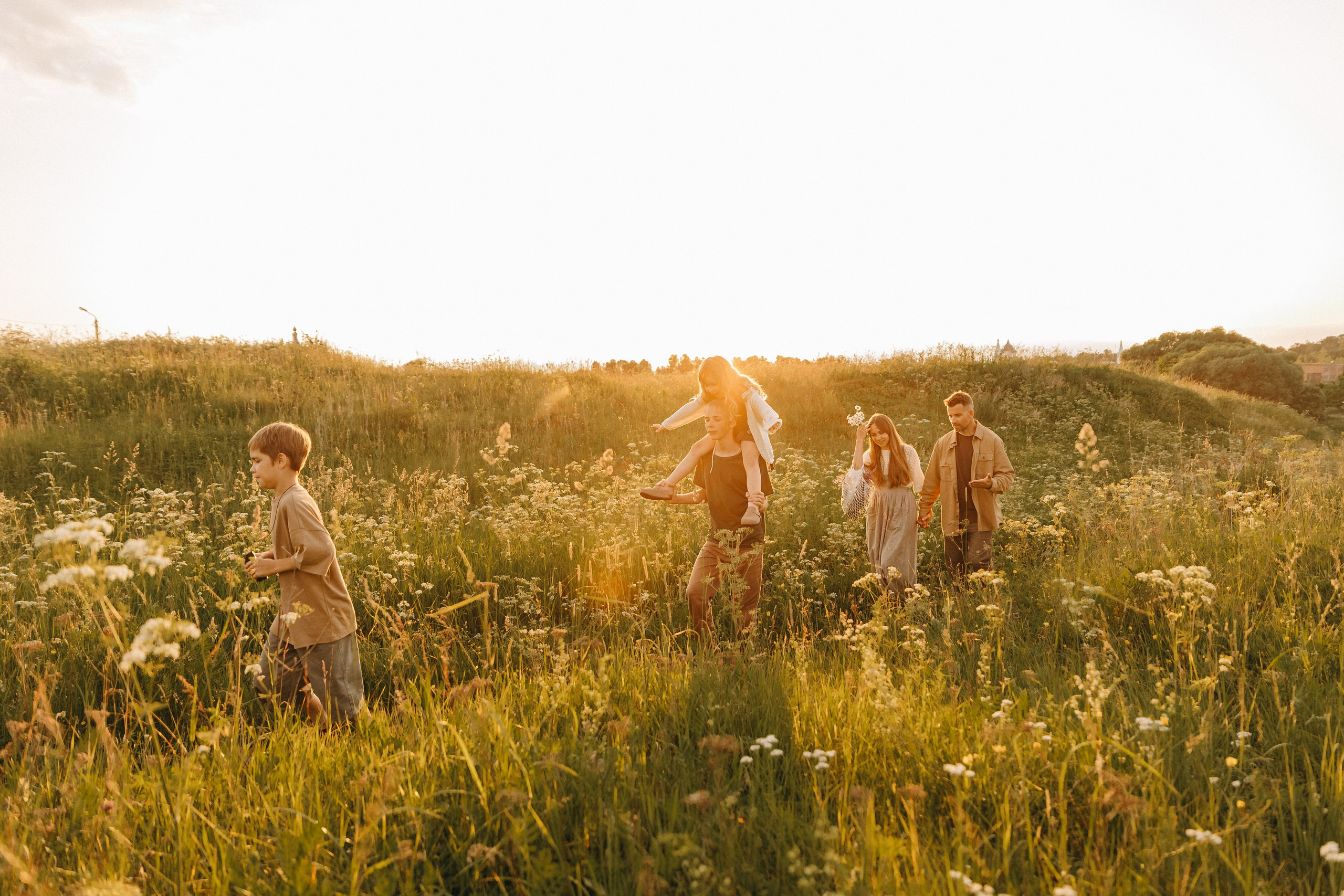 Наталья, Дмитрий, Артем, Леша и Аглая. Семейный фотограф В Москве Александра Дейкун