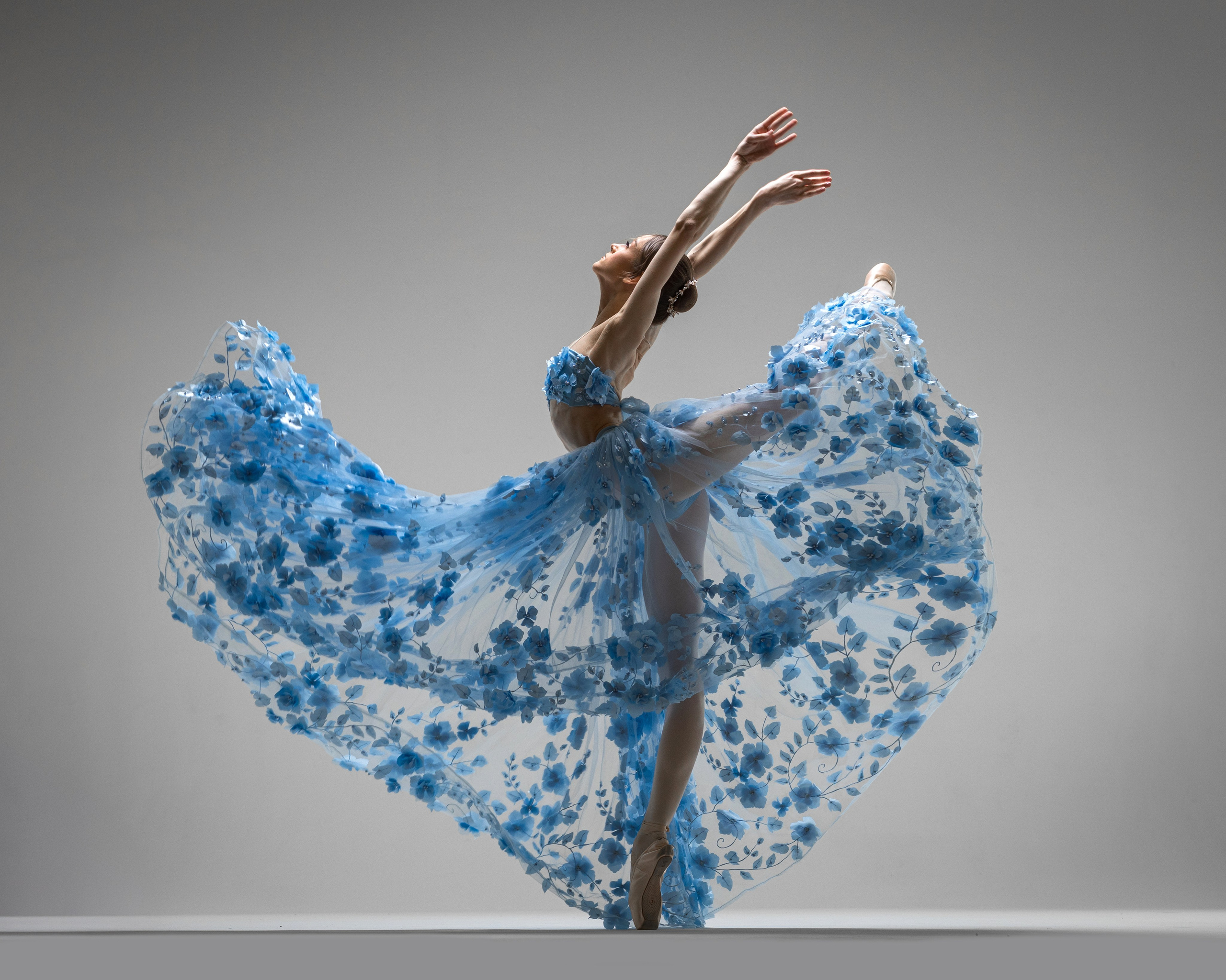 Балетная съёмка на белой циклораме и фонах. Балетный фотограф Алина Ханько — Душа Балета