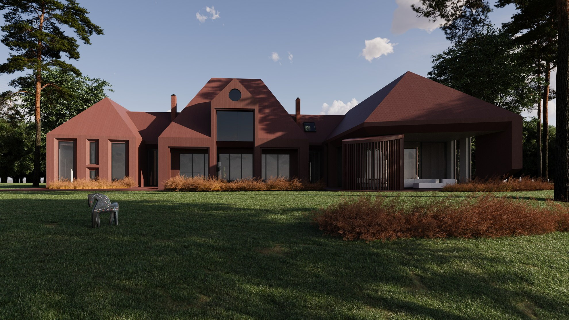 Дом в Русском стиле. Paintings by the artist Sergey Ratchin