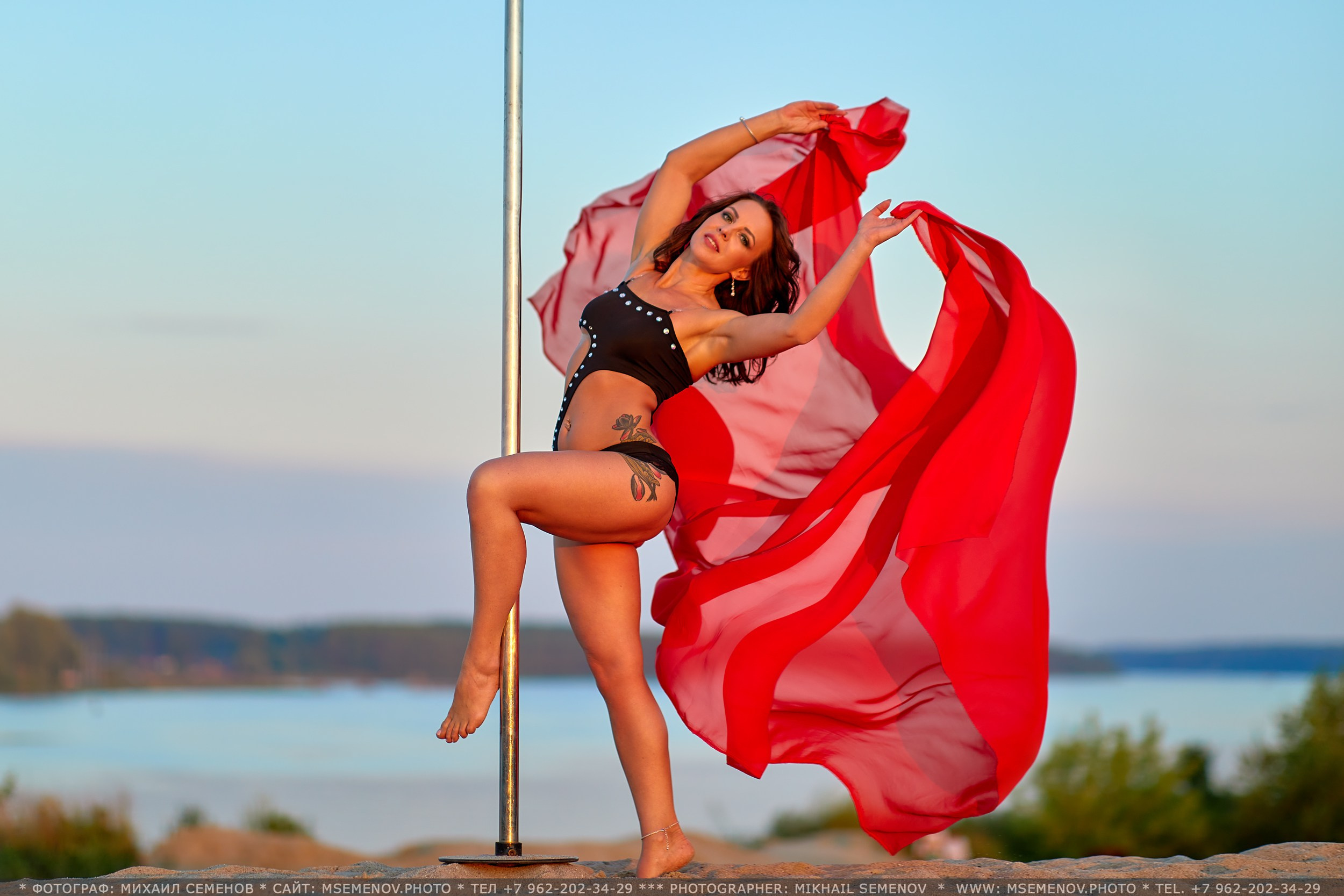 Выездная фотосессия на пилоне «Студия PoleDance Грация танец с шестом» г. Ярославль. Фотограф Михаил Семенов