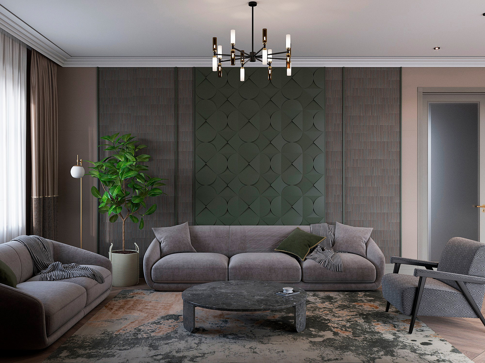 Коттедж 282кв Айдарово. Kich.design