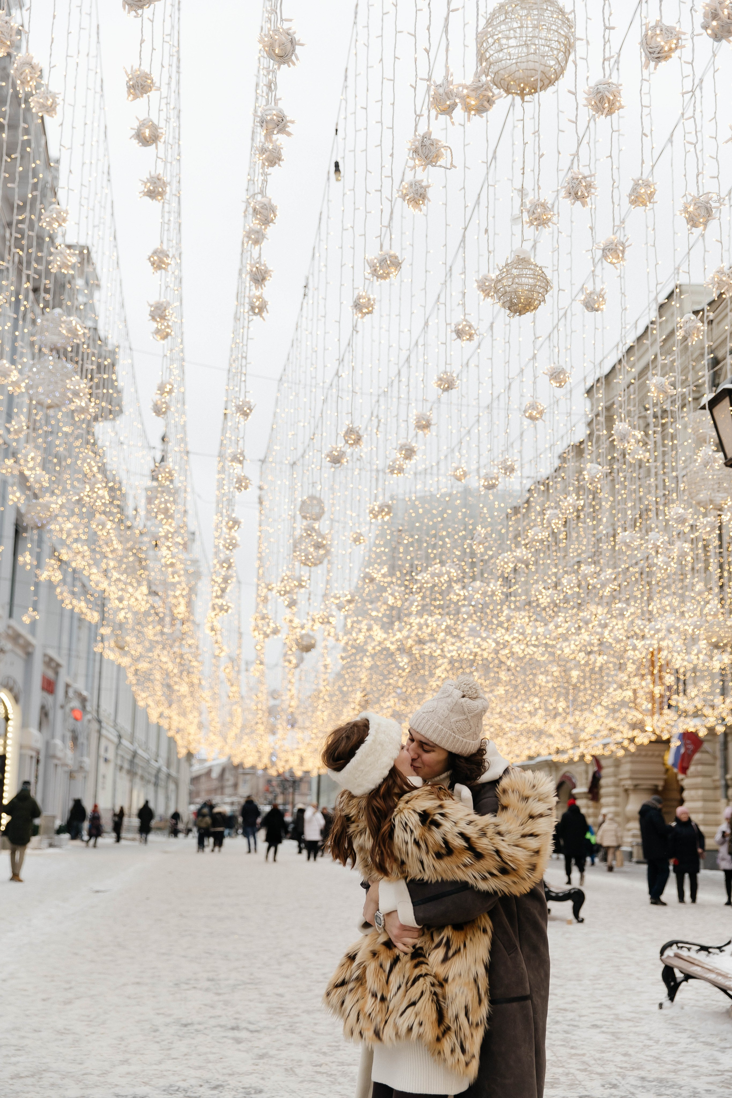 Зимняя история любви. Фотограф индивидуальных женских портретов и LOVEstory в Москве