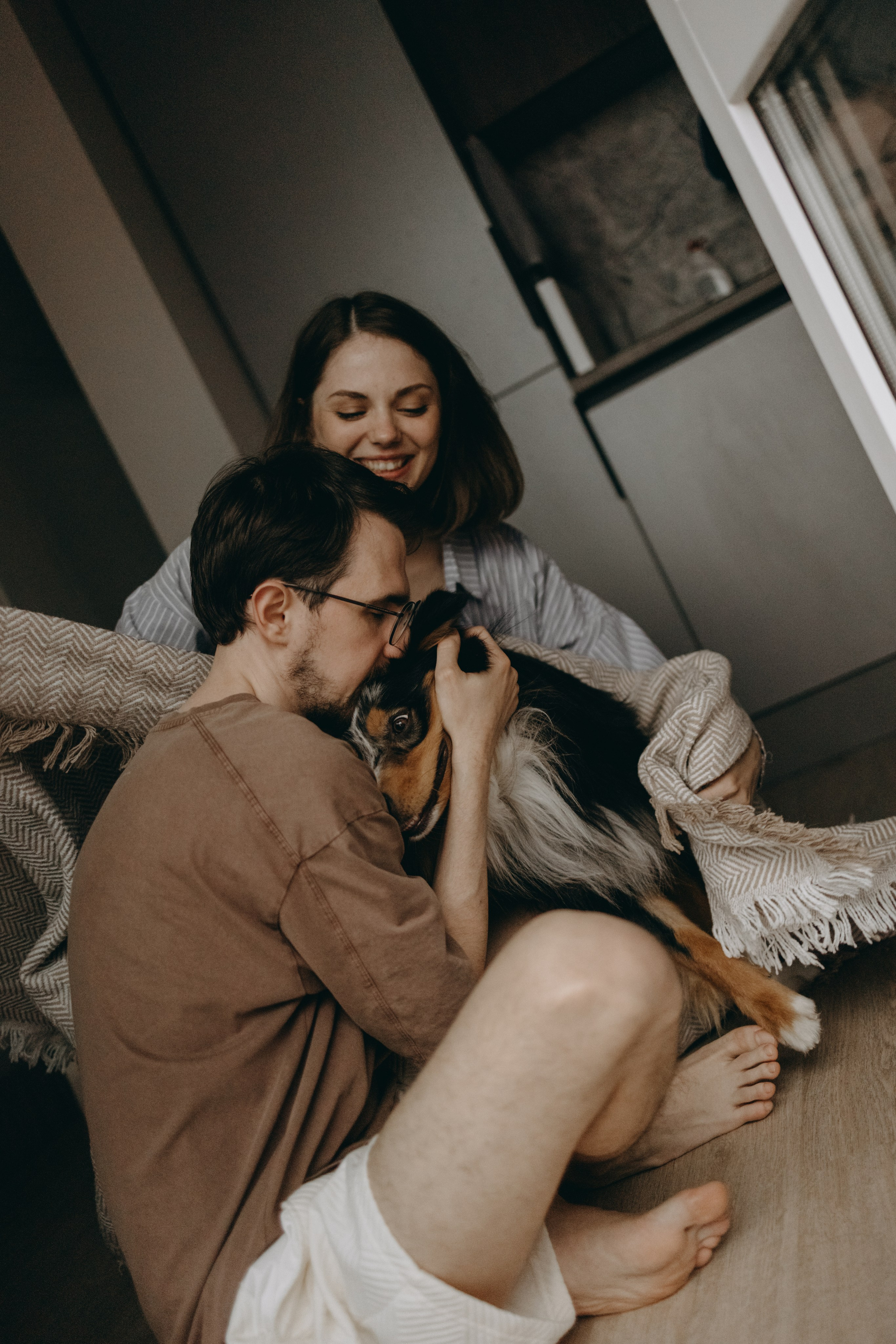 Настя, Никита и их Гром и Мяу. Фотограф — Анималист | Санкт-Петербург