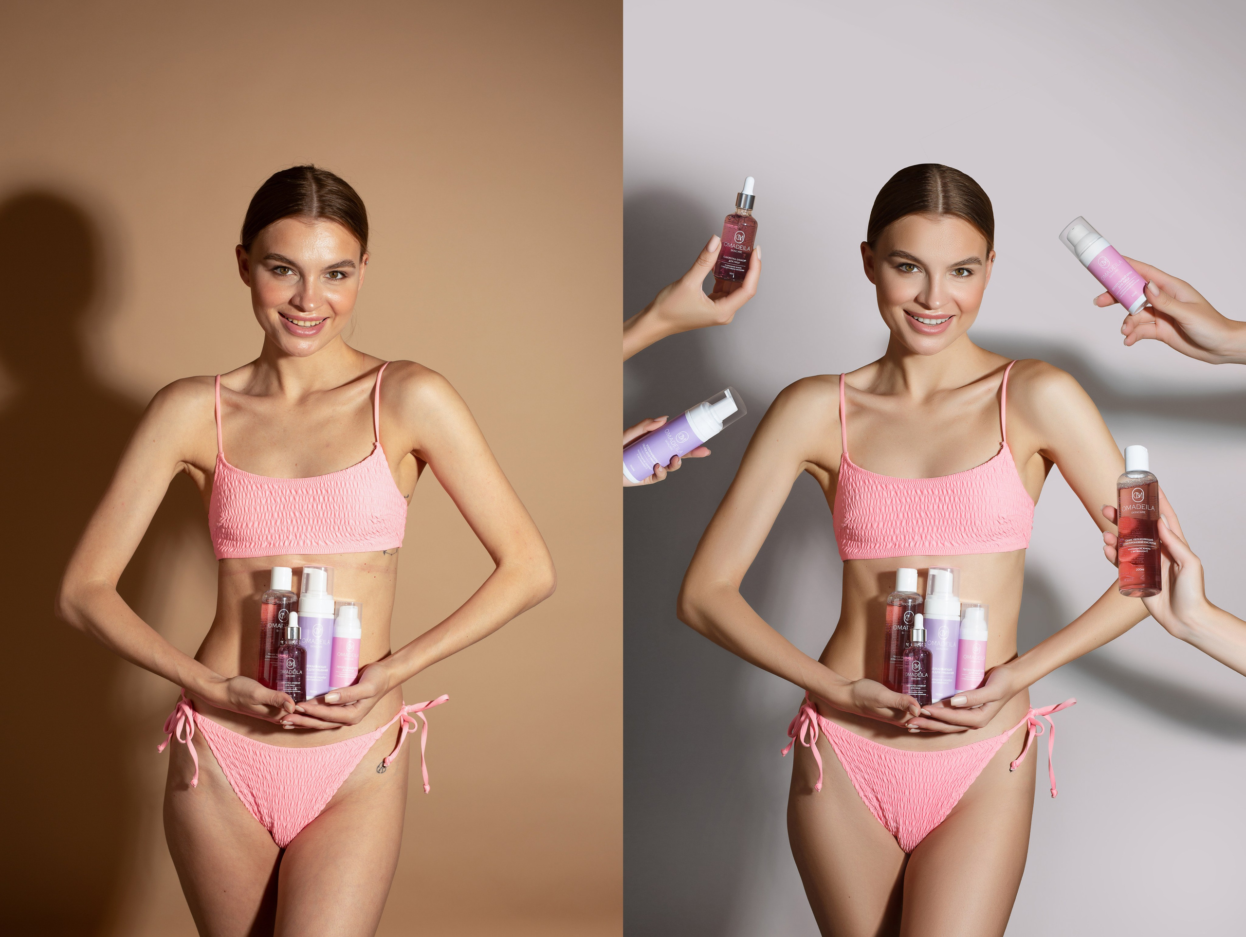 Профессиональная обработка портретов для рекламы косметики | Студия SVITHART