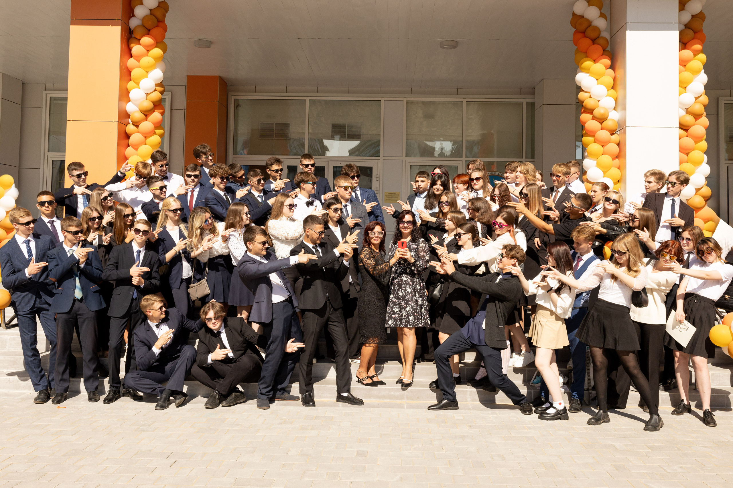 Общие фотографии учеников для выпускной фотокниги