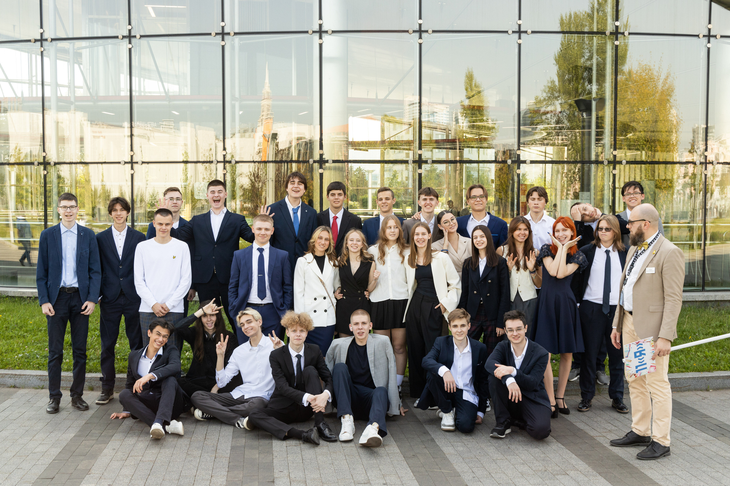 Общее фото класса на 1 сентября