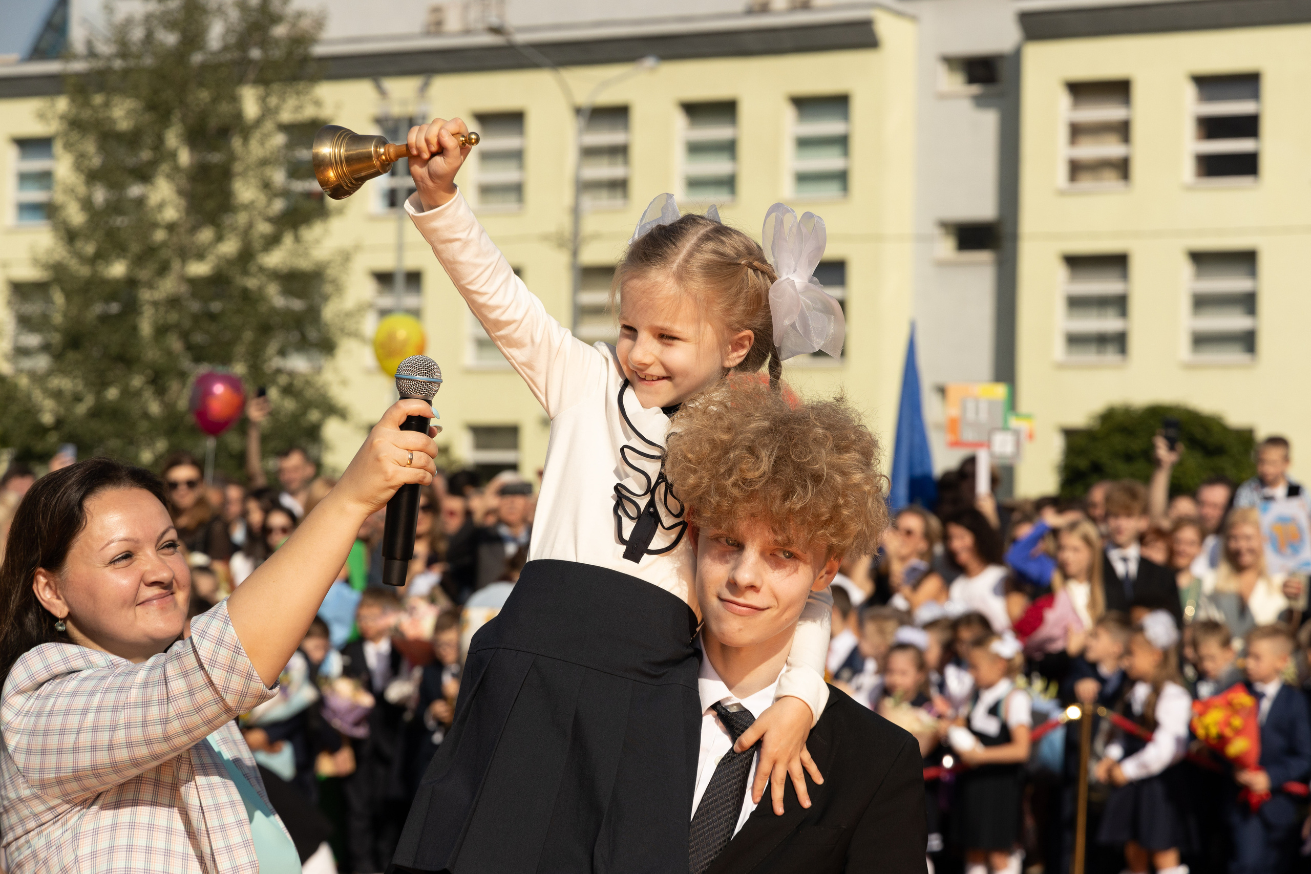 1 сентября для школьного фотоальбома