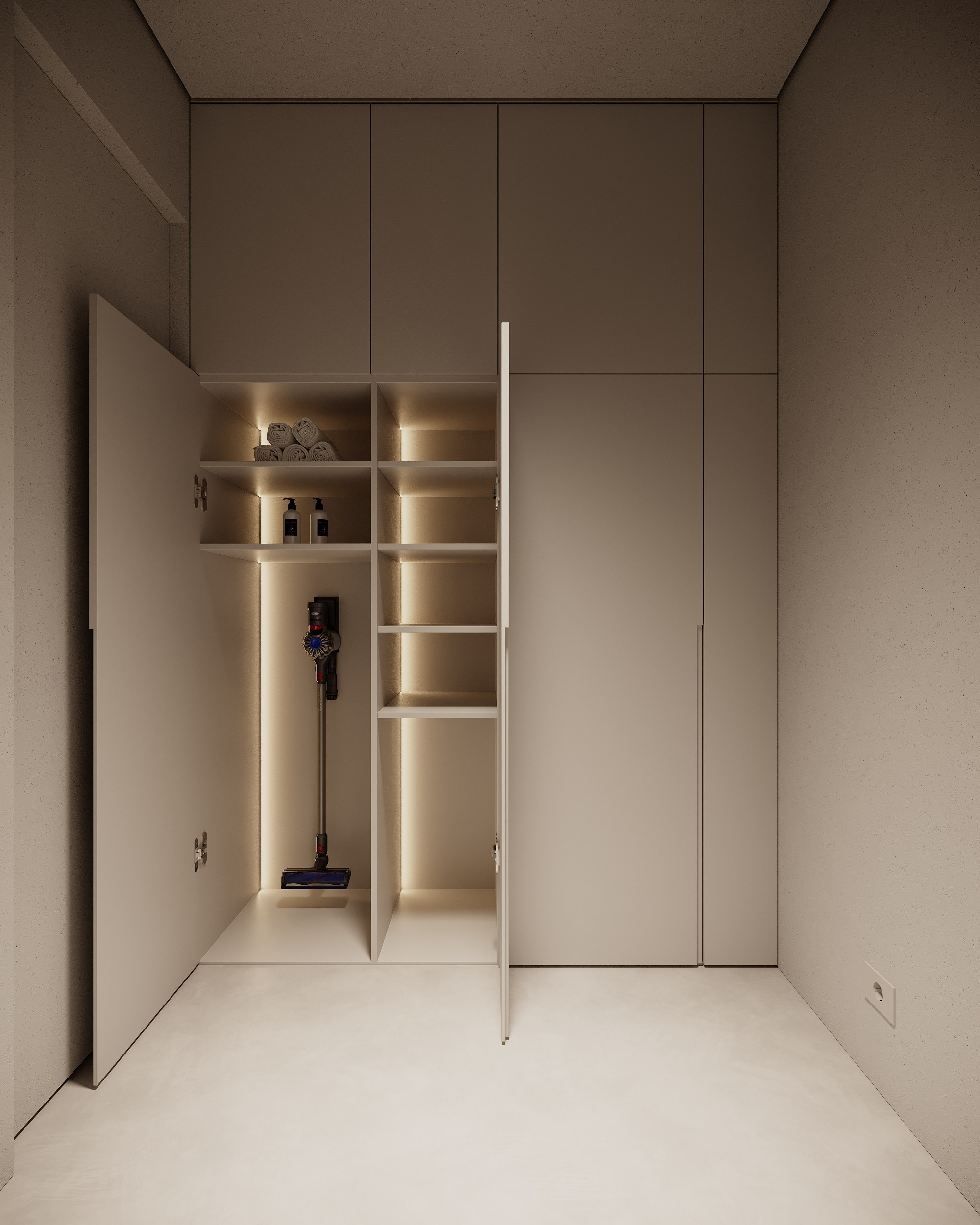 Монохромный интерьер просторной квартиры в Москве. Дизайн интерьера Санкт-Петербург | Москва | Калининград