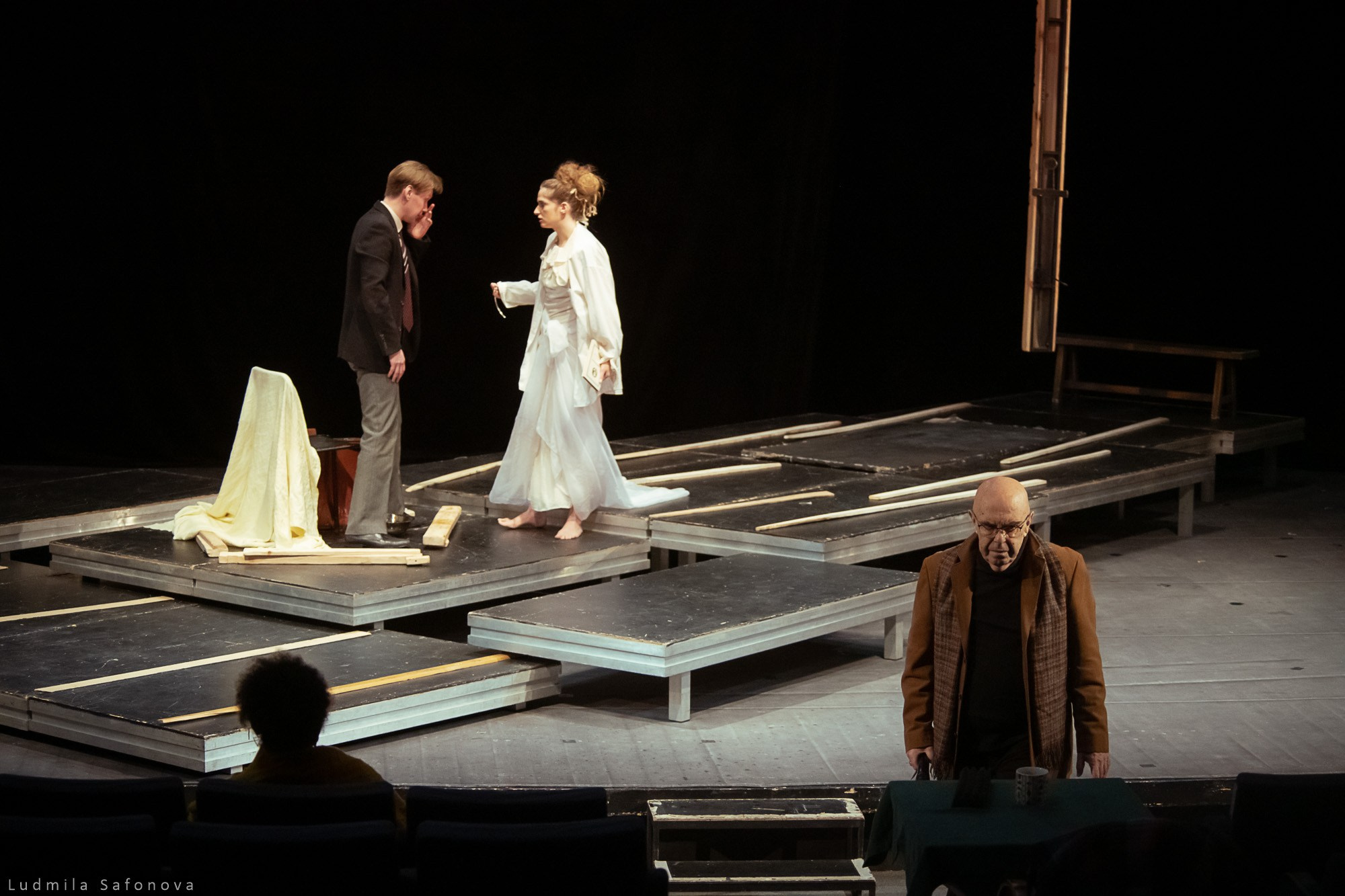 Театр Эрмитаж. Репетиция спектакля «Гамлет. Путь к отцу». Режиссёр Михаил Левитин. Lucytheatre