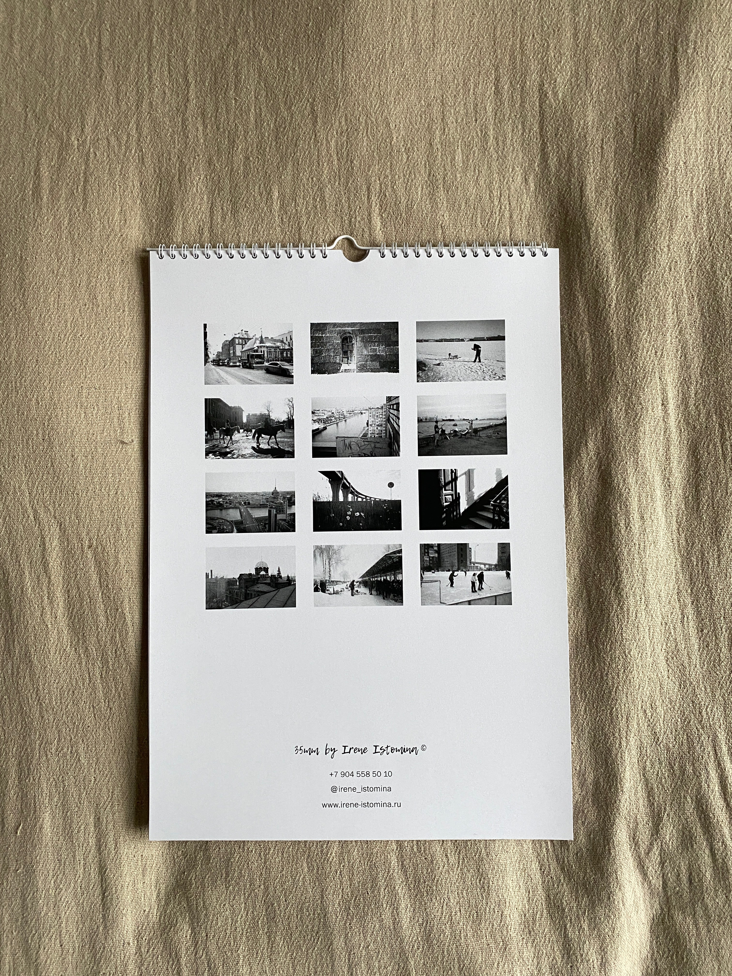 ФОТОКАЛЕНДАРЬ 2024. Свадебный и семейный пленочный фотограф в Петербурге Истомина Ирина