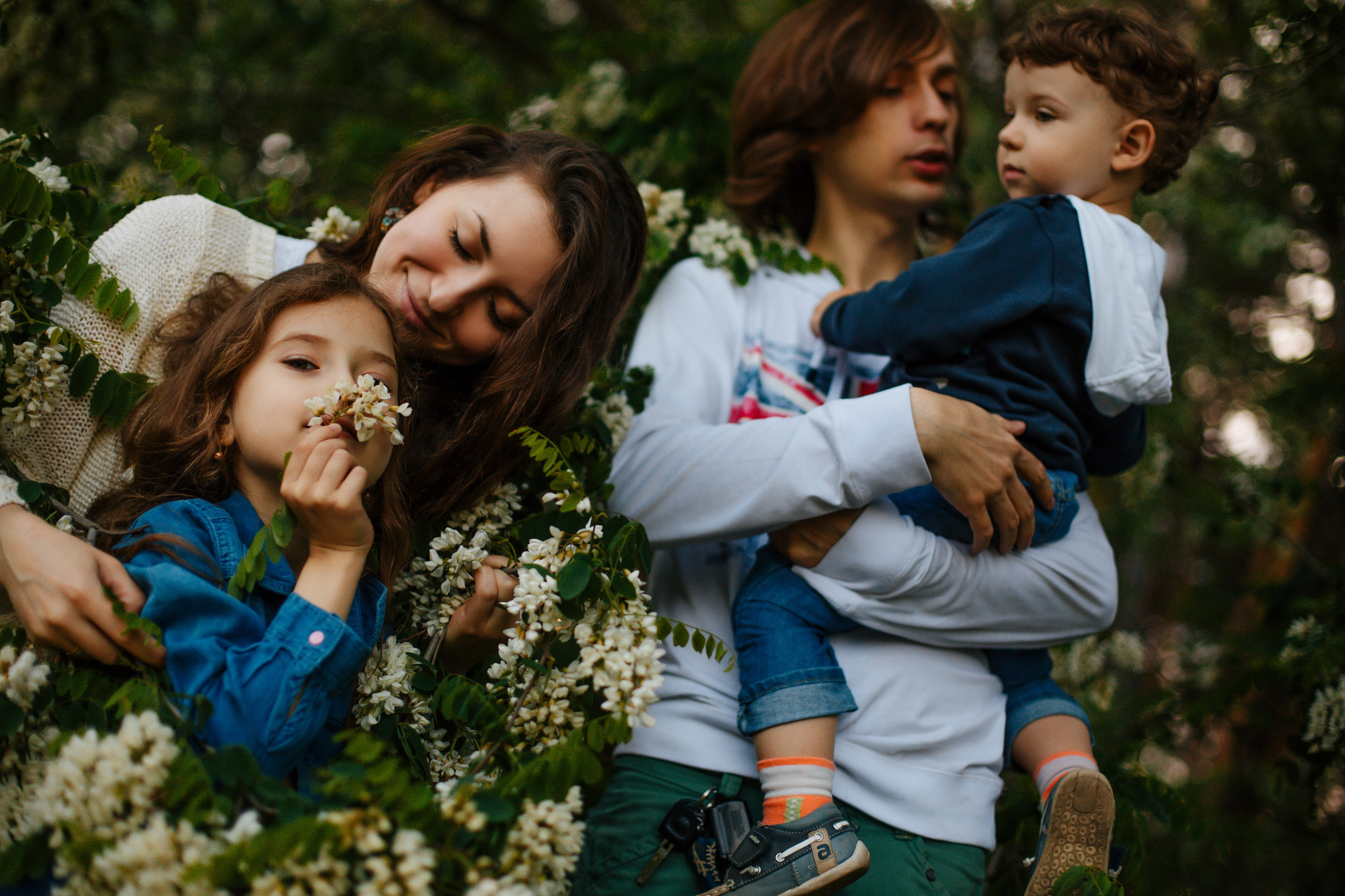 Ира, Саша, Ксюша, Макс. Фотограф Александра Рышкова