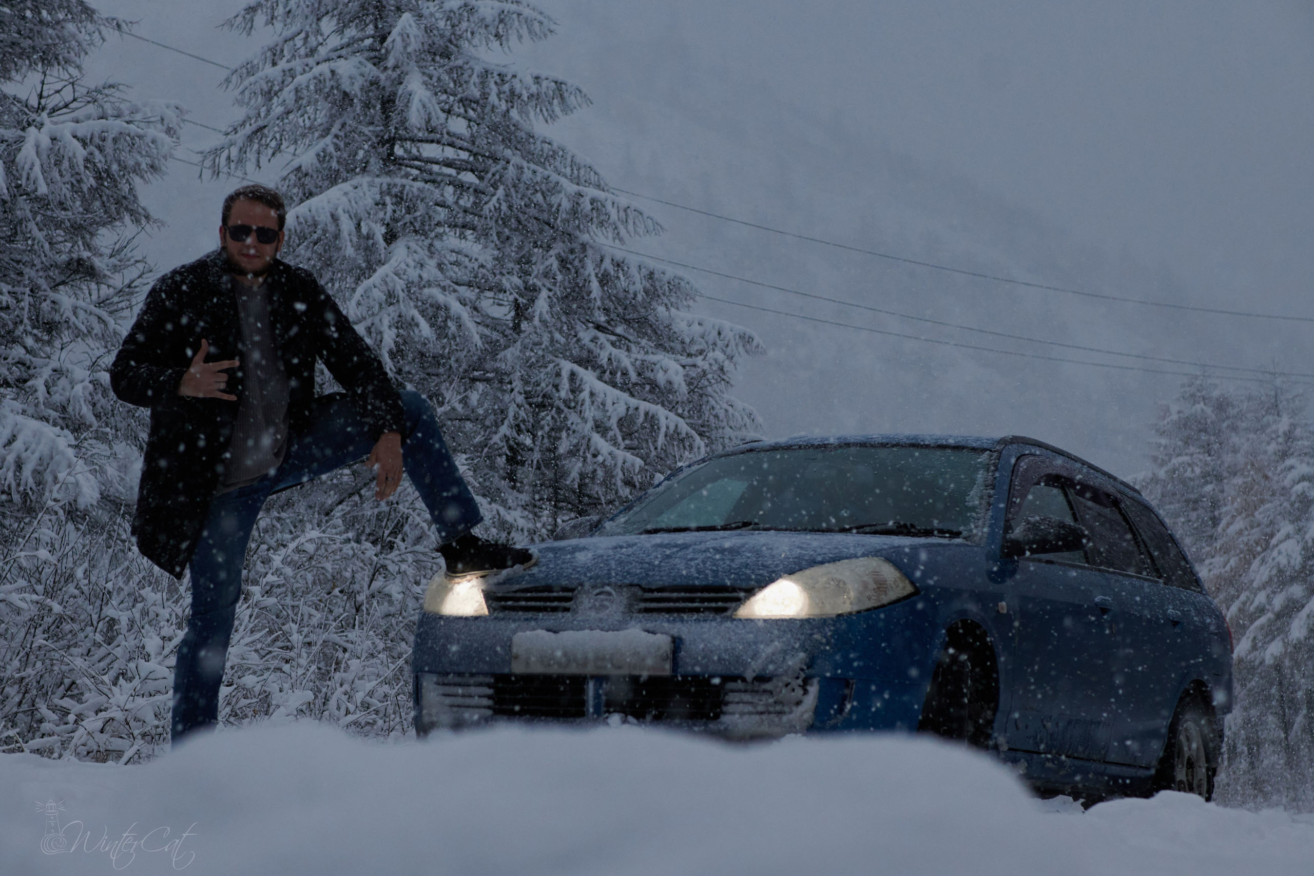 Женя и Снег. Портретный и репортажный фотограф в Магадане Андрей Нефедов WinterCatPhoto