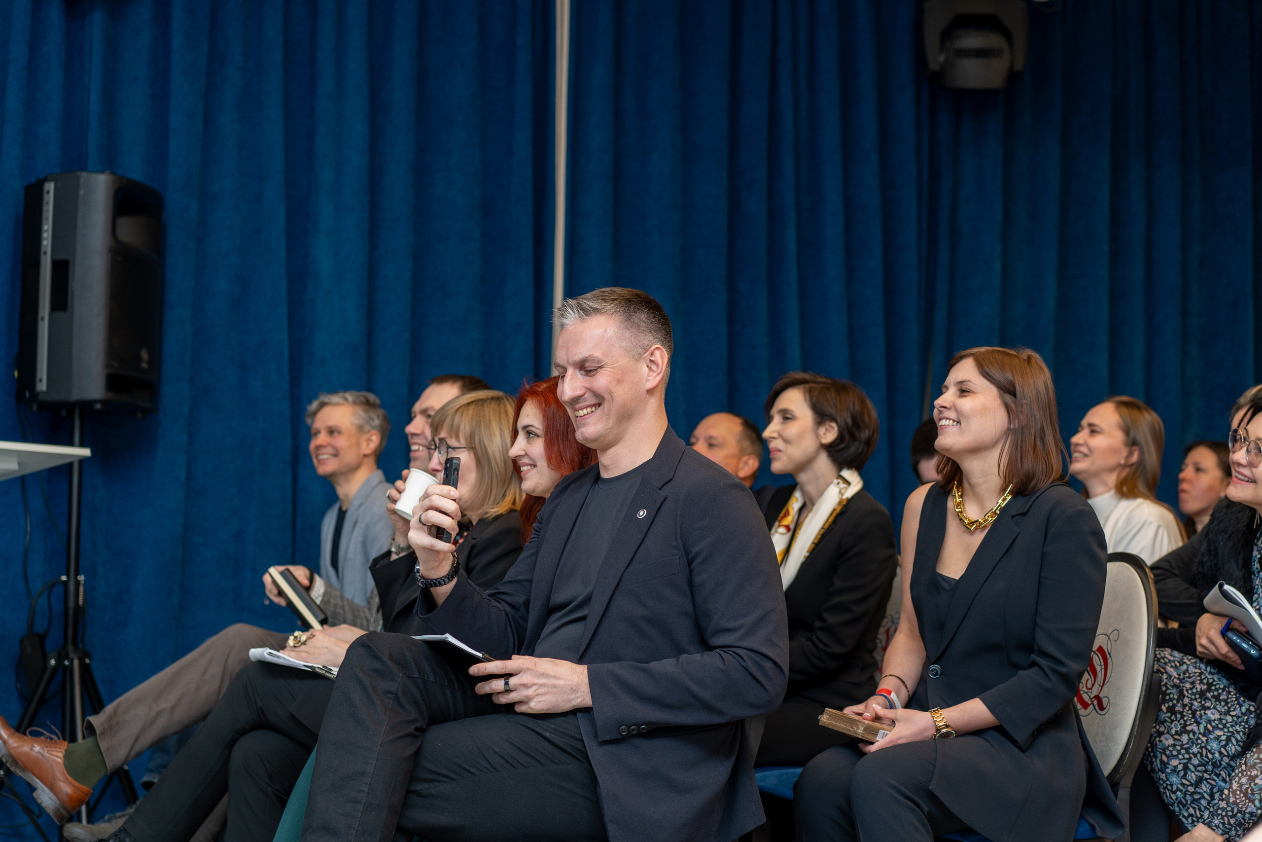 Съёмка конференции. Фотограф Елизавета Потешкина