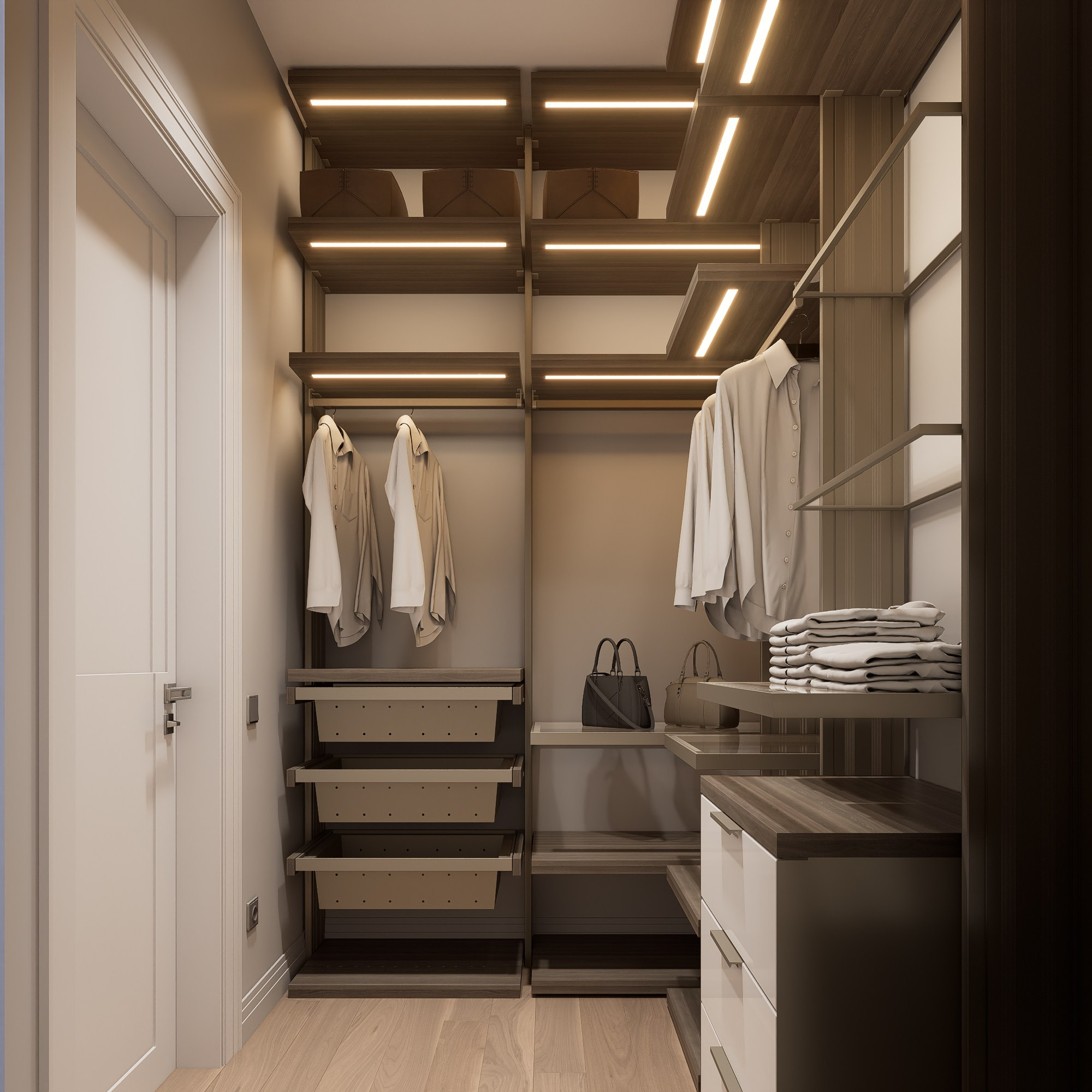 Фьерд 2-х комнатный. Архитектурно-дизайнерское бюро ROOMS