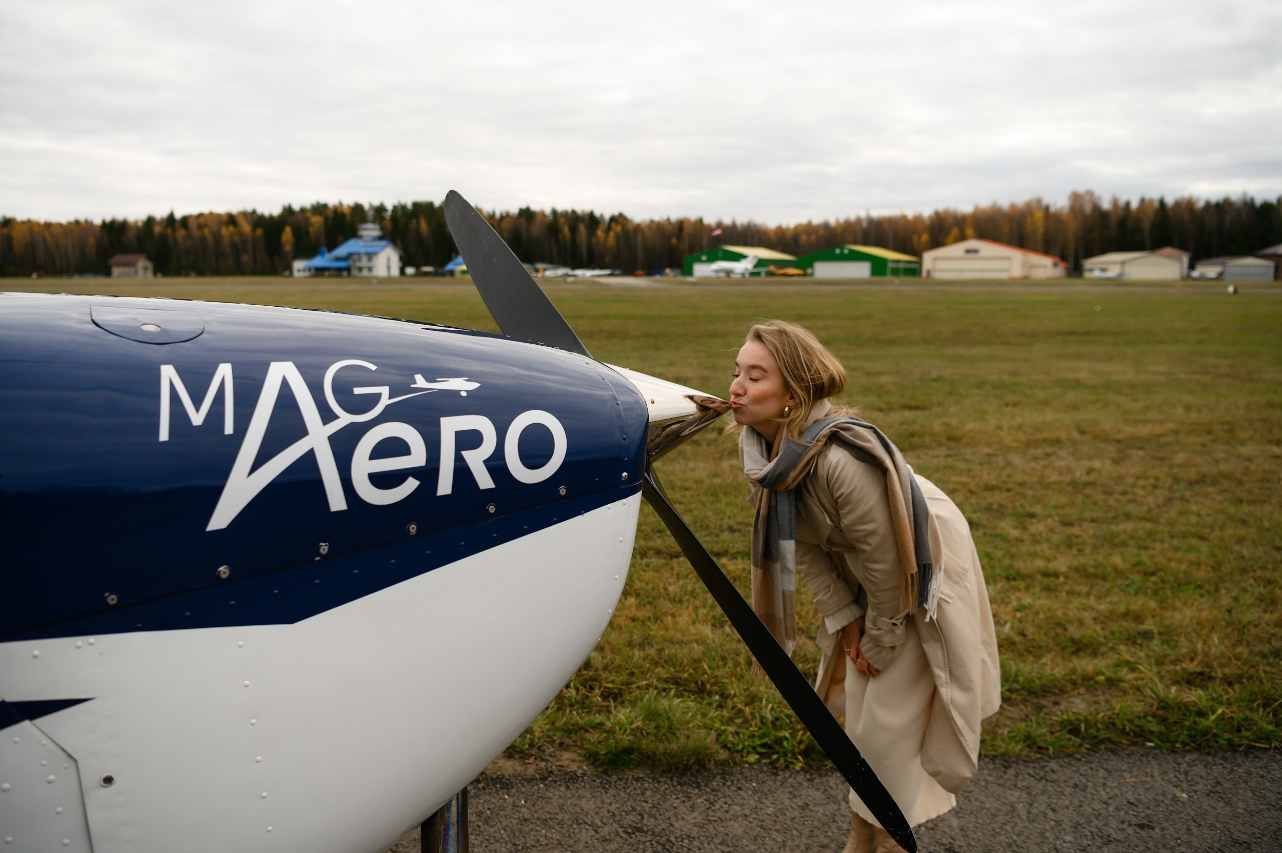 Love-story. Самолёт. Фотограф Марина Росси
