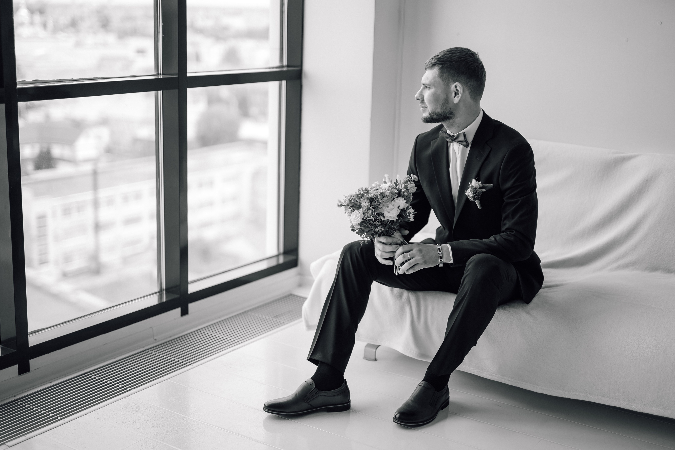 Свадебная фотосессия для Кристины и Мирослава, утро жениха и невесты. Свадебный фотограф в Тамбове Павел Четвертков