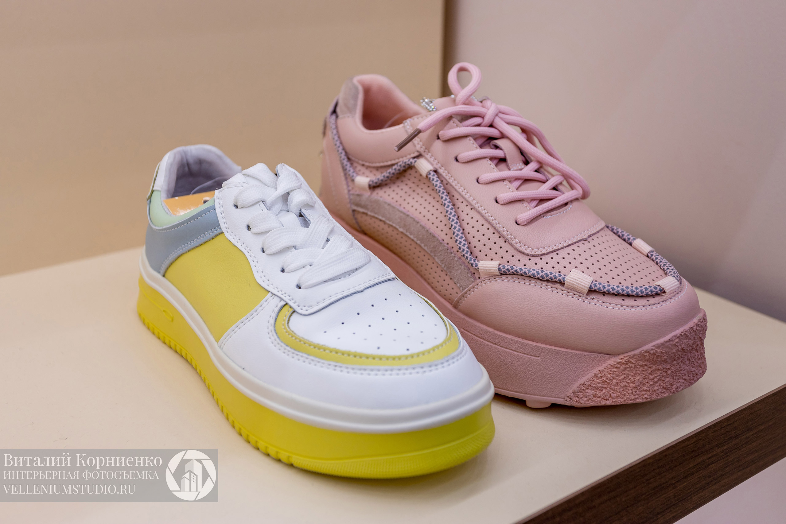 Фотосъемка обувного магазина Laviatti. Интерьерный фотограф Краснодар: профессионально по доступным ценам