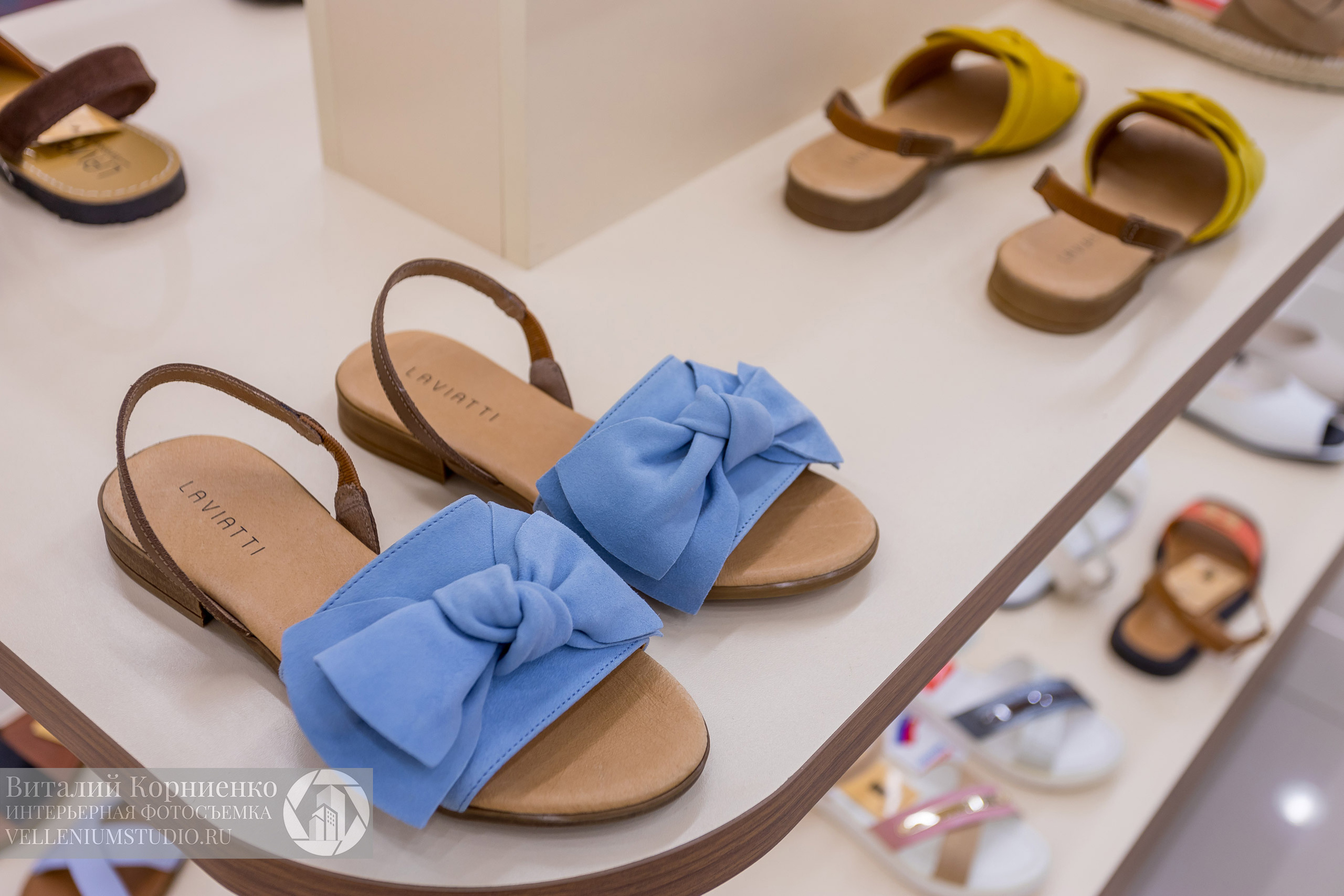 Фотосъемка обувного магазина Laviatti. Интерьерный фотограф Краснодар: профессионально по доступным ценам