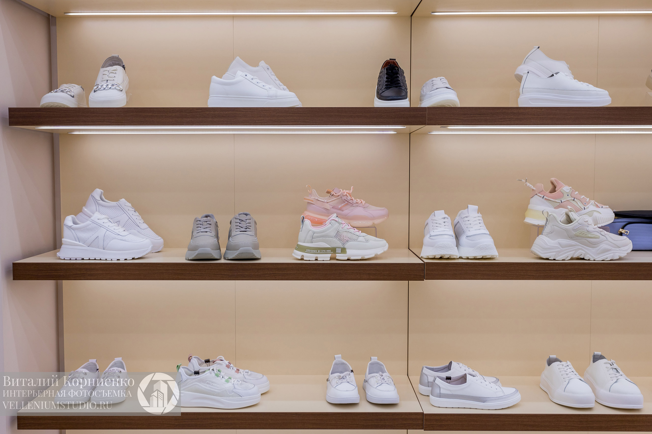 Фотосъемка обувного магазина Laviatti. Интерьерный фотограф Краснодар: профессионально по доступным ценам