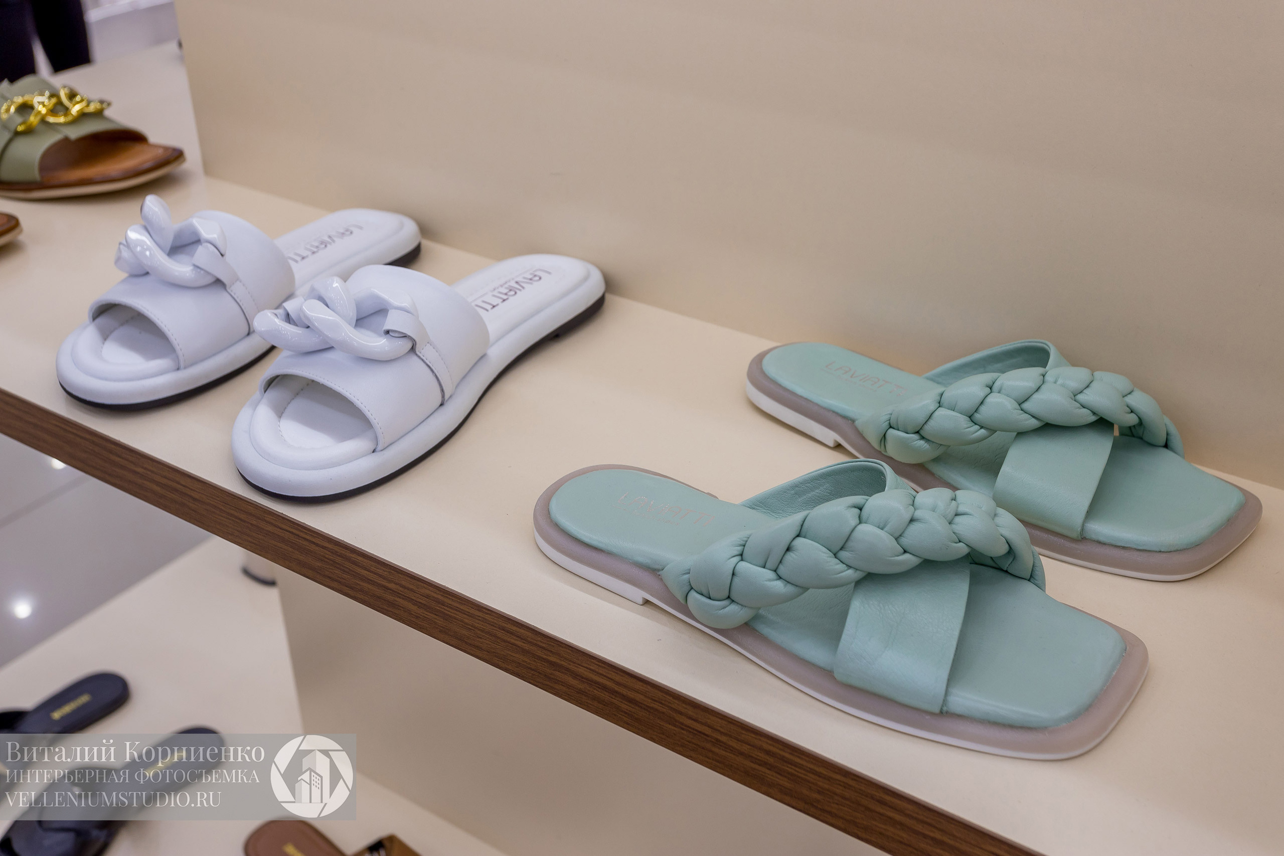 Фотосъемка обувного магазина Laviatti. Интерьерный фотограф Краснодар: профессионально по доступным ценам