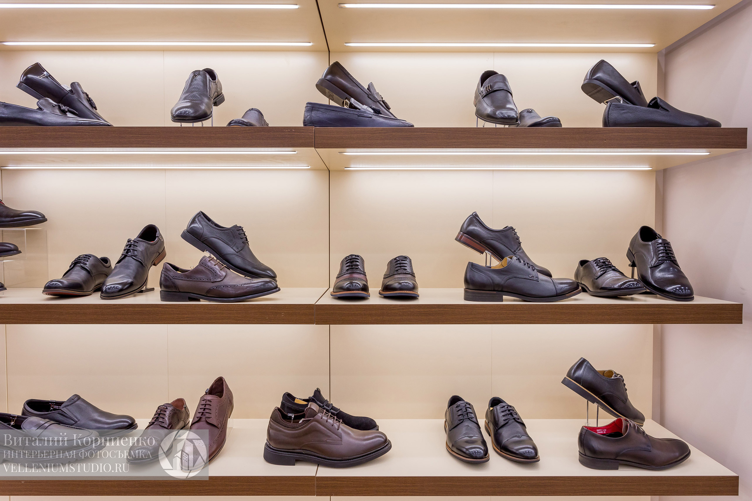 Фотосъемка обувного магазина Laviatti. Интерьерный фотограф Краснодар: профессионально по доступным ценам