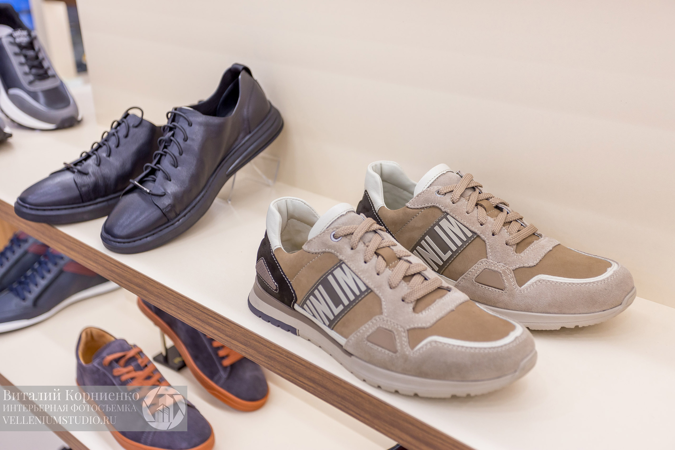 Фотосъемка обувного магазина Laviatti. Интерьерный фотограф Краснодар: профессионально по доступным ценам