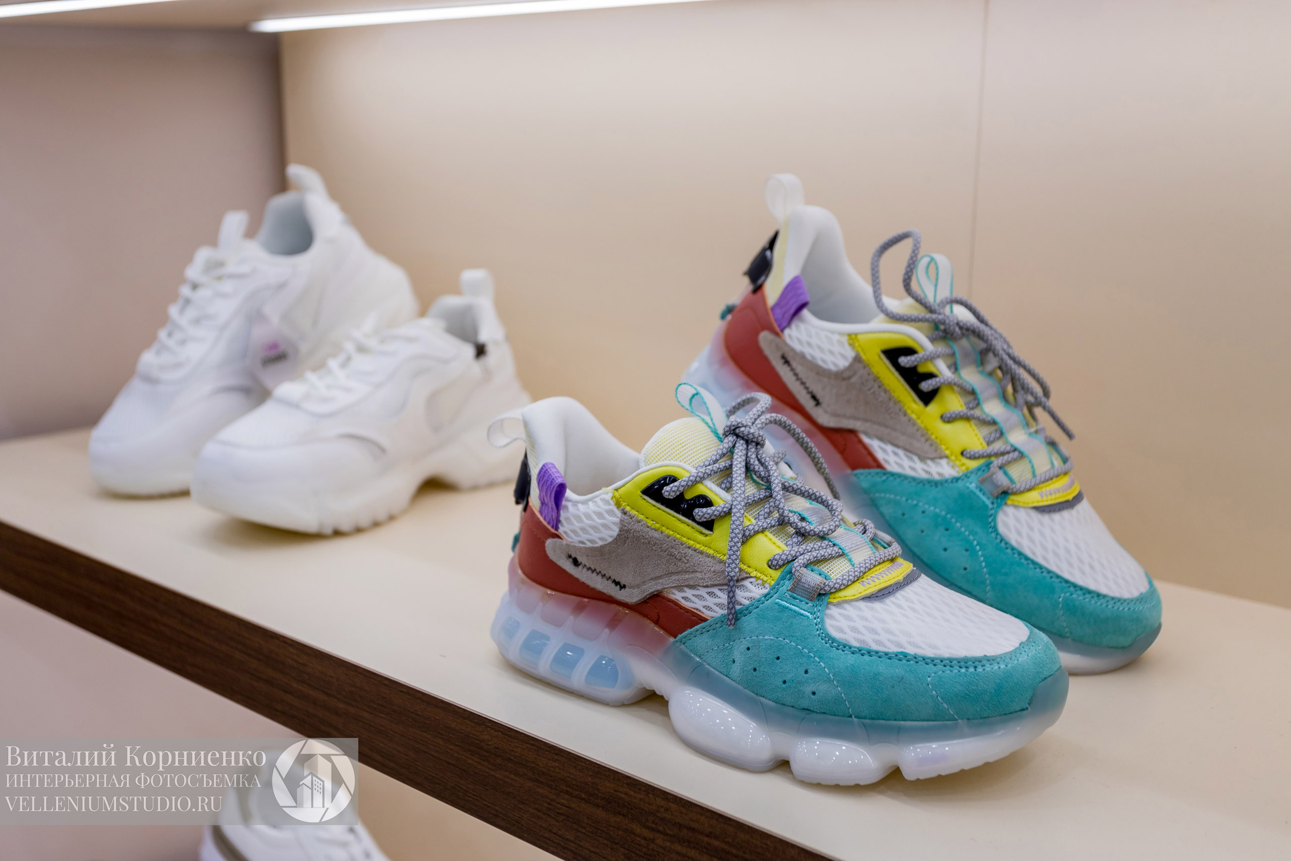 Фотосъемка обувного магазина Laviatti. Интерьерный фотограф Краснодар: профессионально по доступным ценам