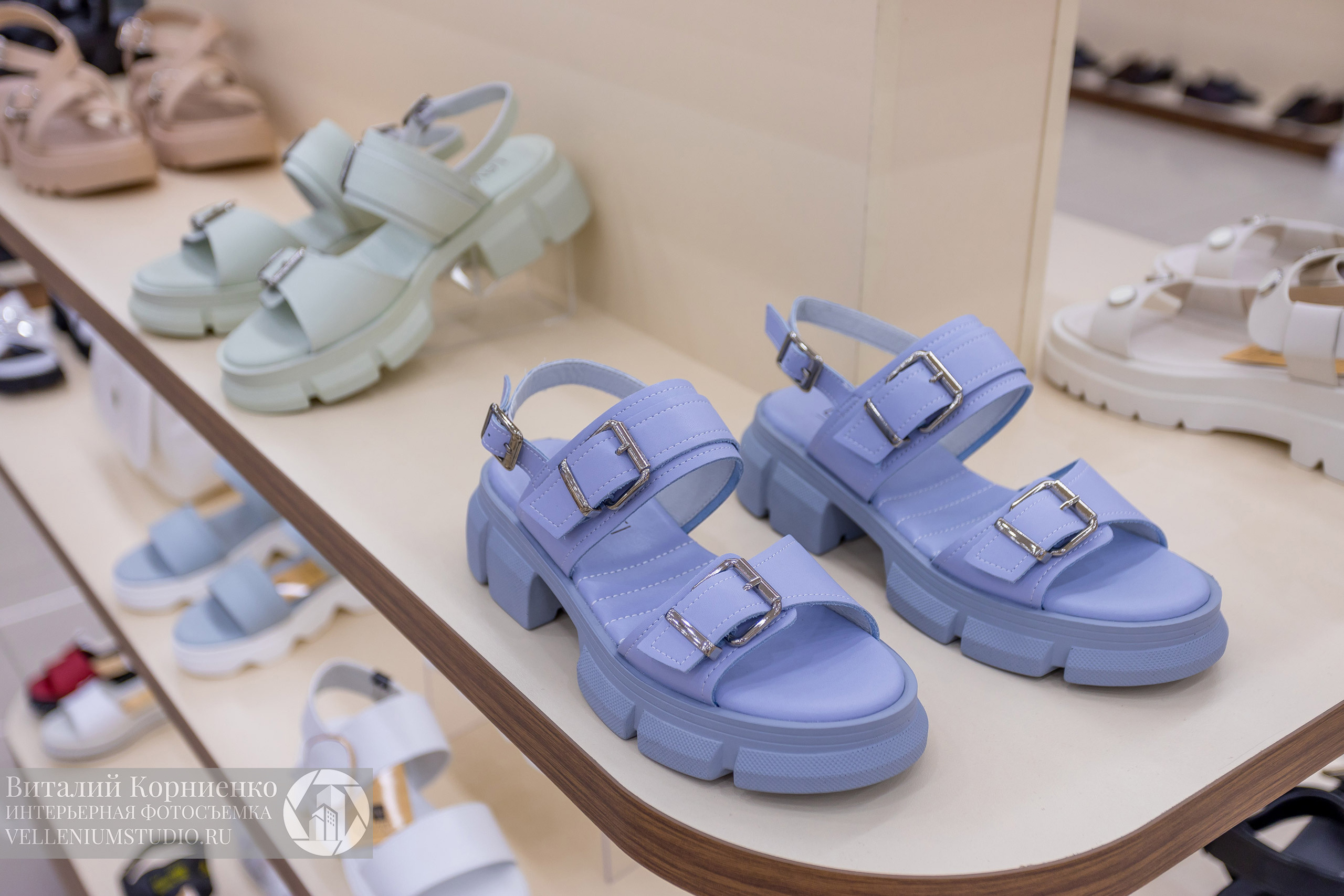 Фотосъемка обувного магазина Laviatti. Интерьерный фотограф Краснодар: профессионально по доступным ценам