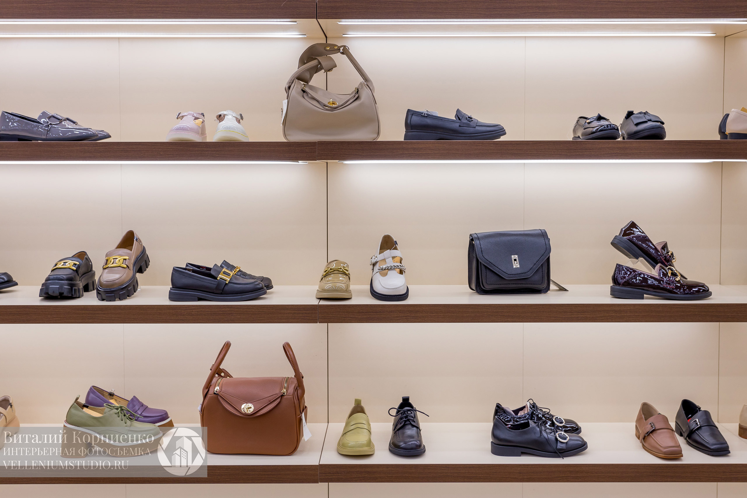 Фотосъемка обувного магазина Laviatti. Интерьерный фотограф Краснодар: профессионально по доступным ценам