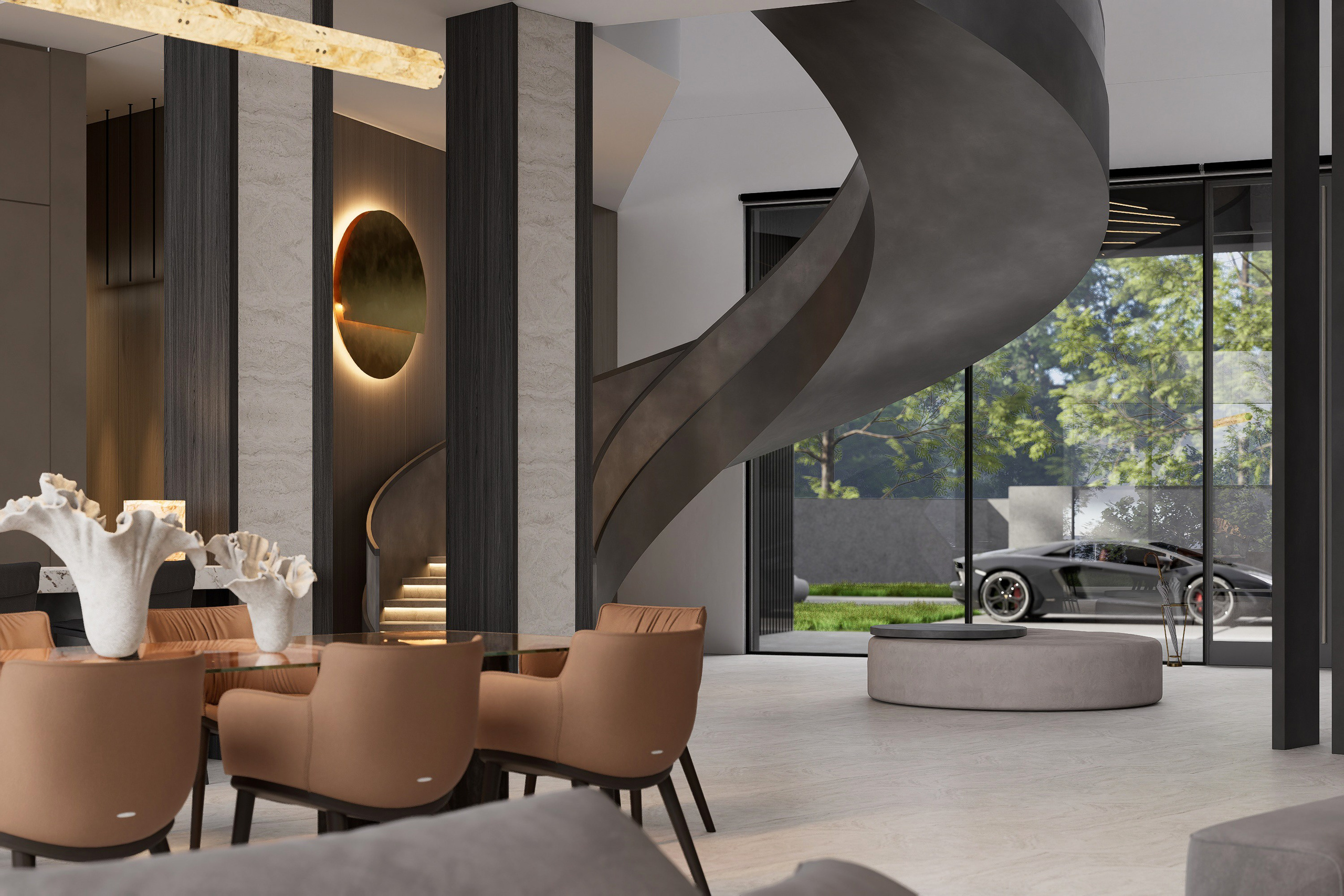 Загородный дом Благовещенск_интерьер_для сайта. Архитектурно-дизайнерское бюро ROOMS