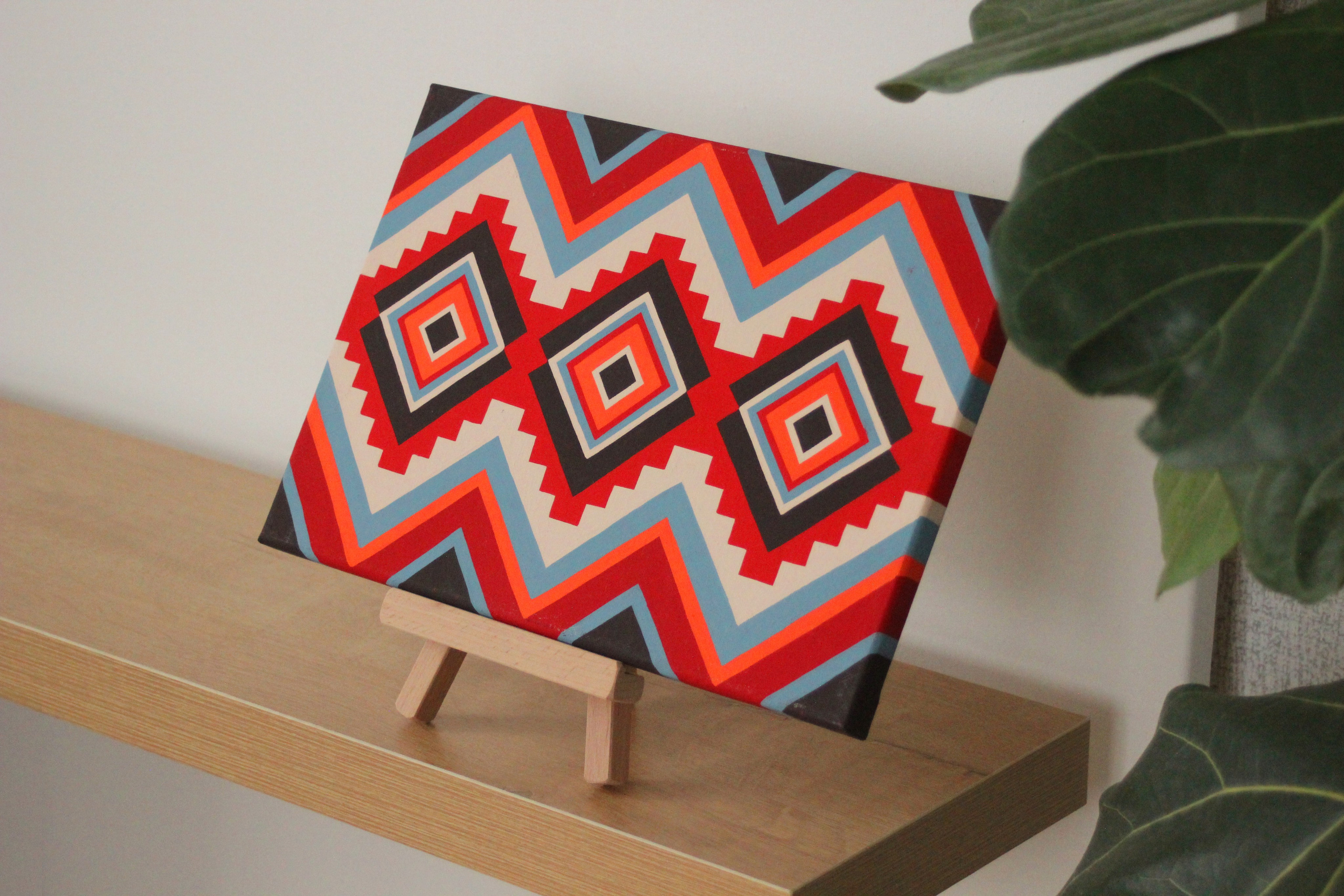 ОТРАЖЕНИЕ холст, темпера, гуашь 20х30 см 2024 г 6.000 р