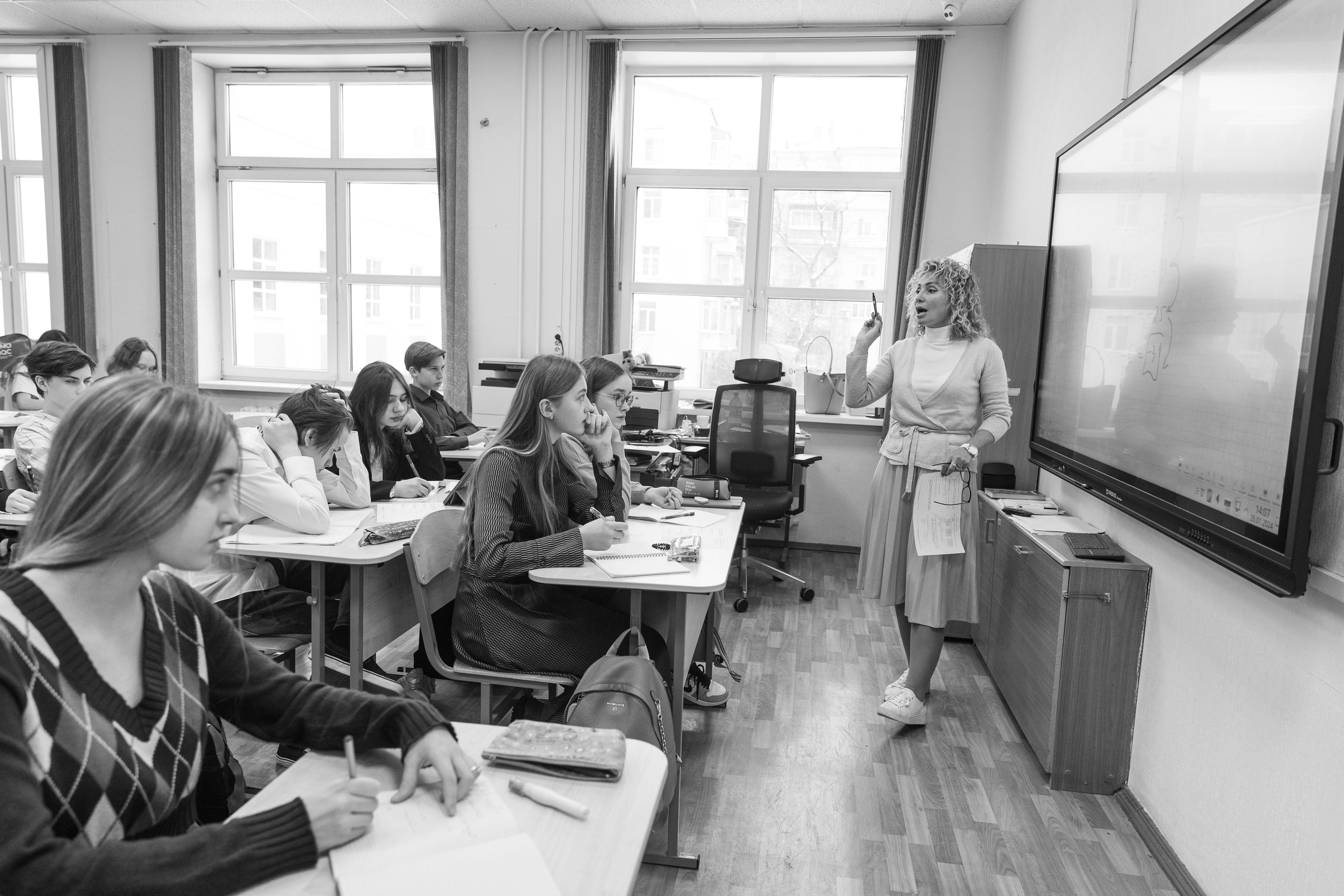 Репортаж с урока. Школьный фотограф в Москве Семенова Ирина