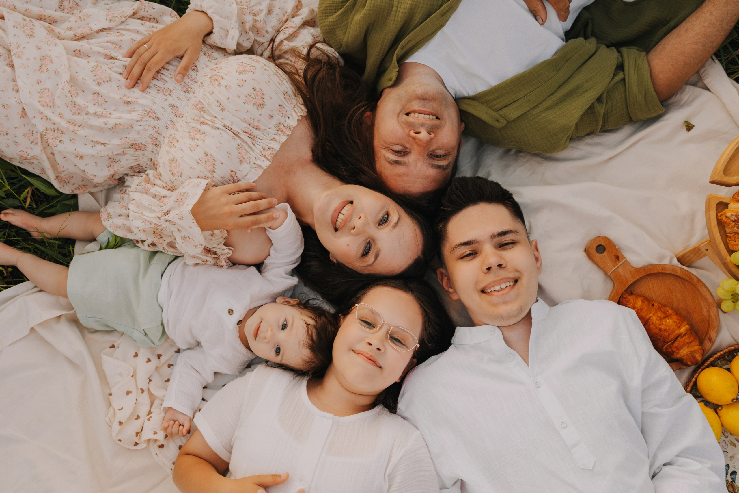 Семейный Пикник: Летняя Съемка