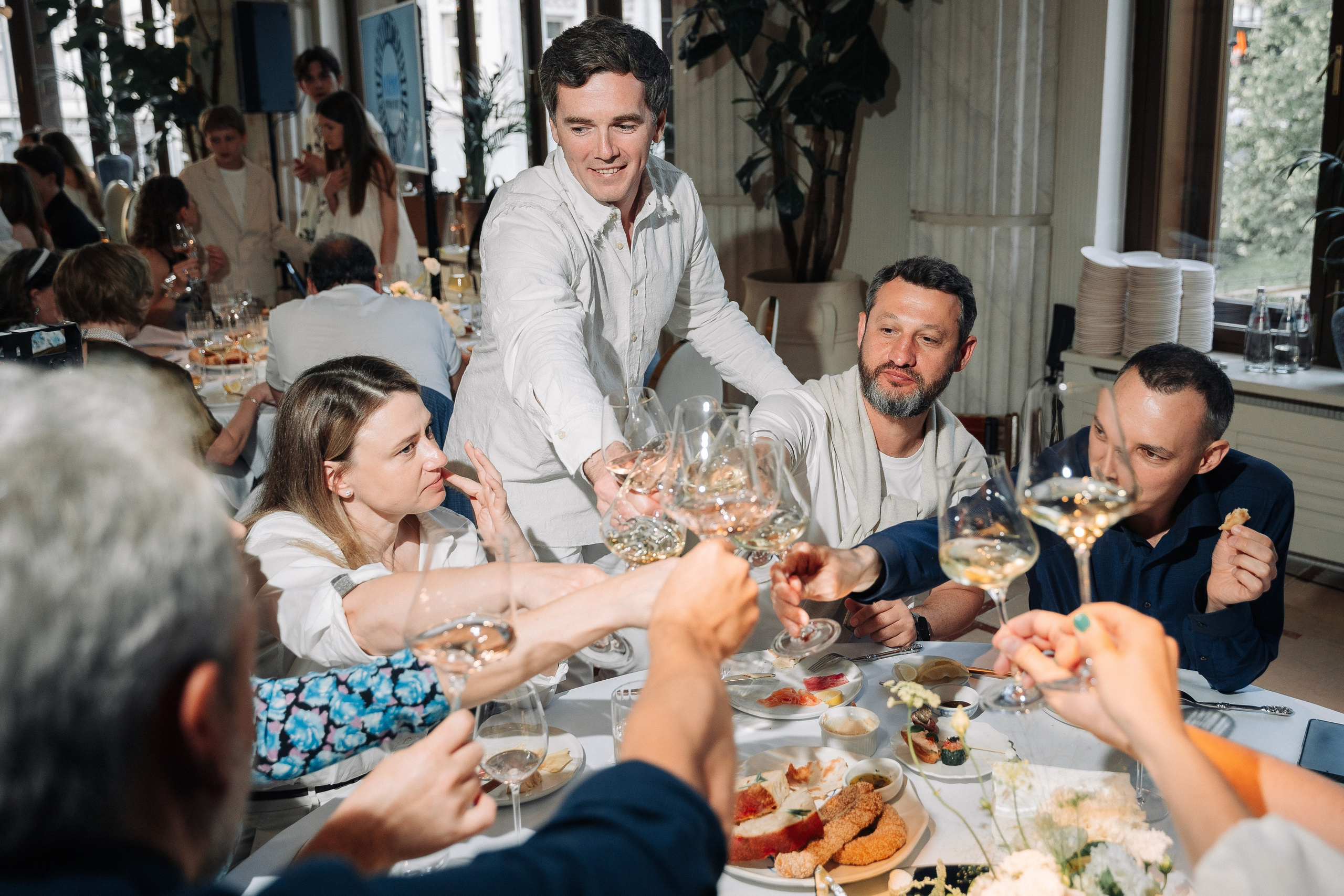 Welcome в ресторане PAFOS. Свадебный и семейный фотограф в Москве и МО Геннадий Туманцев