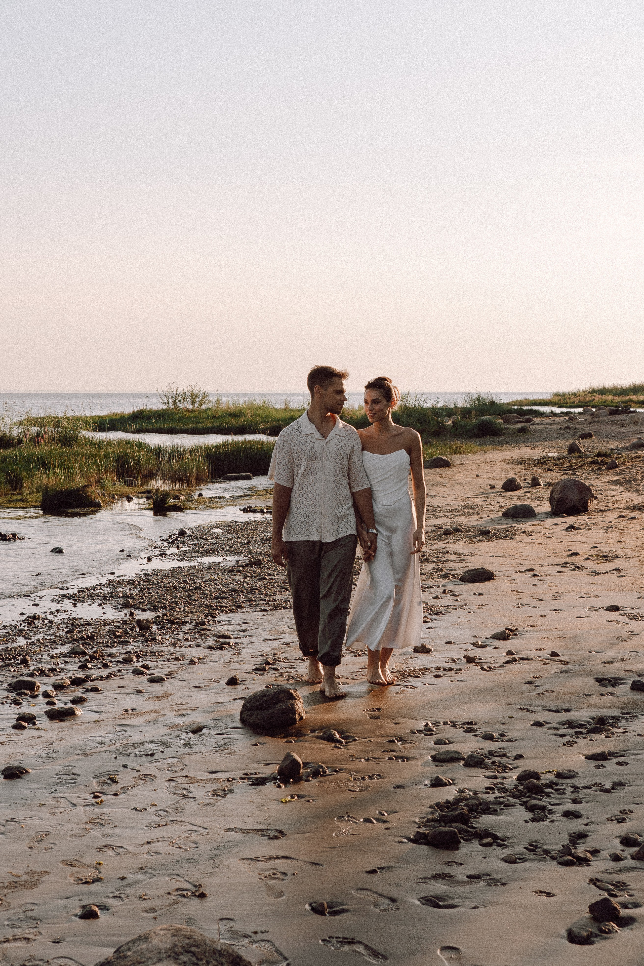 СВАДЕБНАЯ ФОТОСЕССИЯ ВЫЕЗДНОЙ ЦЕРЕМОНИИ (ФИНСКИЙ ЗАЛИВ). Профессиональный фотограф, Санкт-Петербург — Виктория Богомолова