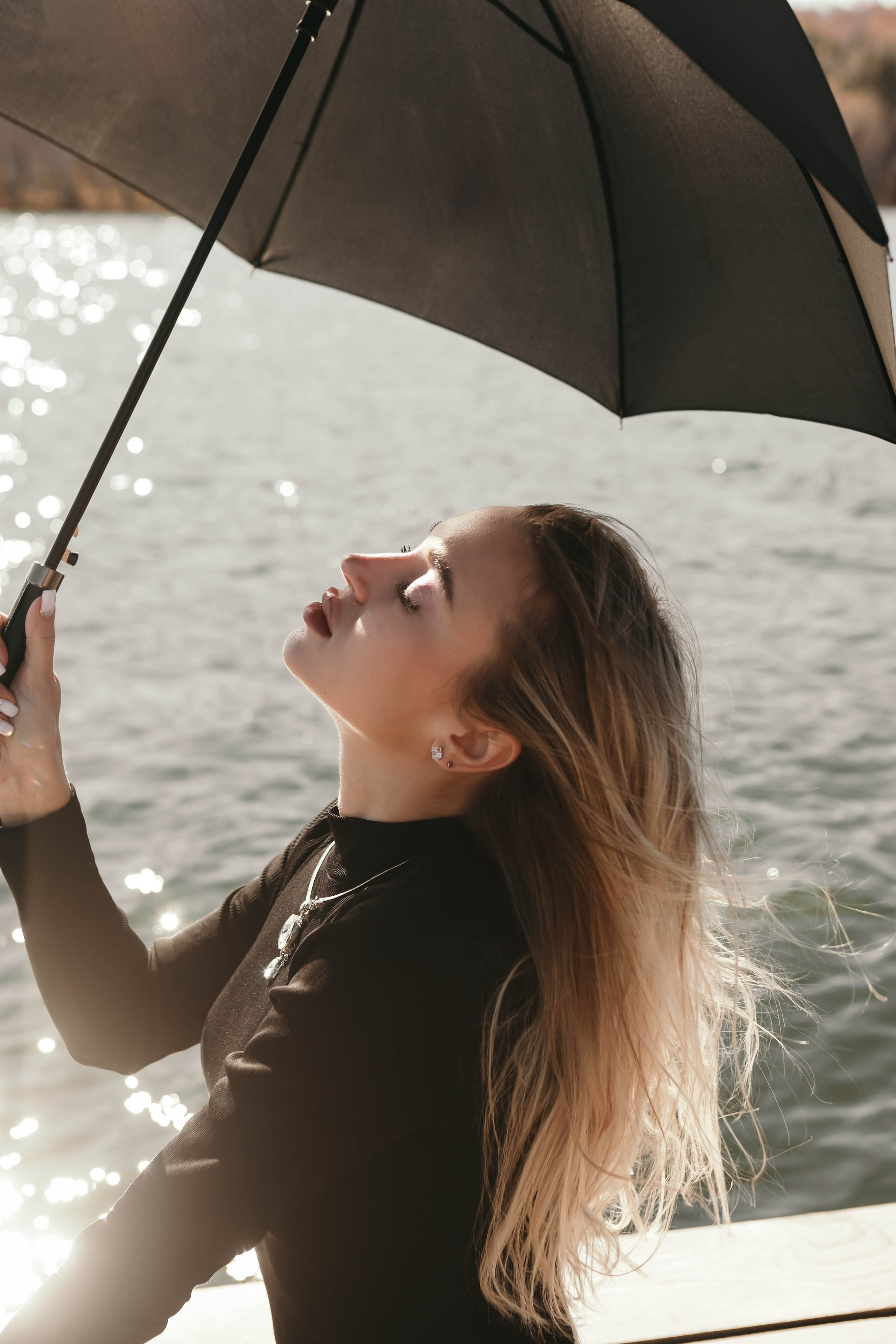 Кристина с зонтом. Фотограф в Иркутске