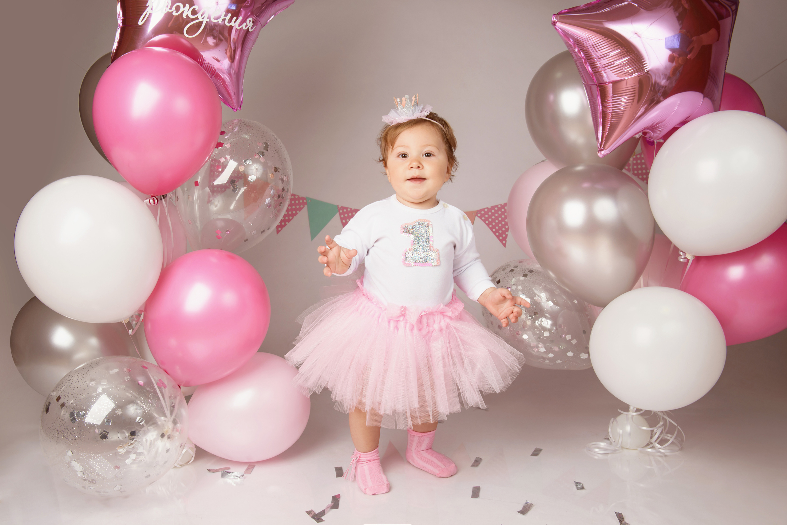 Полине годик. Детский и семейный фотограф в г. Крымске