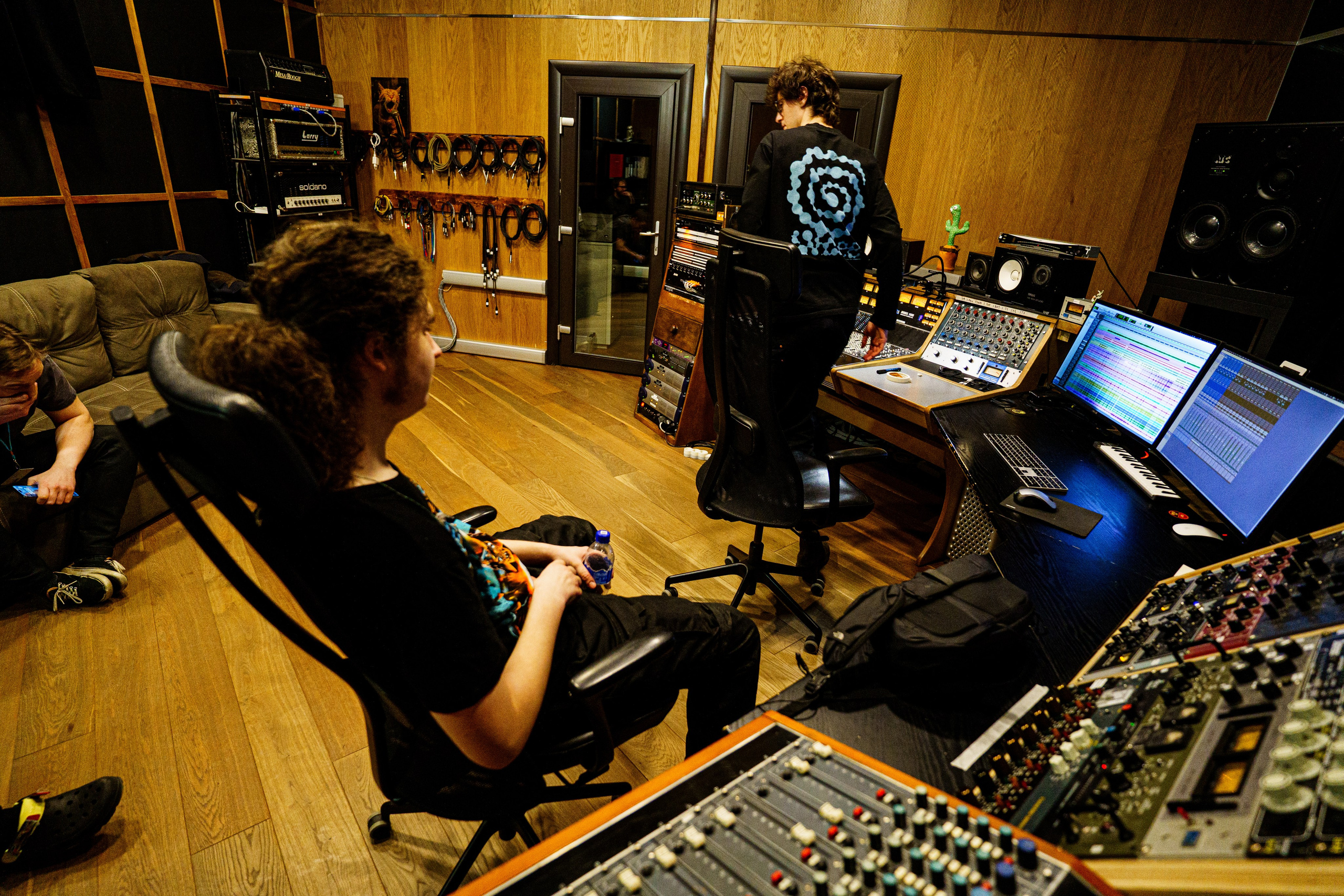 Нейрополис. Запись альбома на студии Добролёт. Концертный и репортажный фотограф в Санкт-Петербурге Слава Пахомов