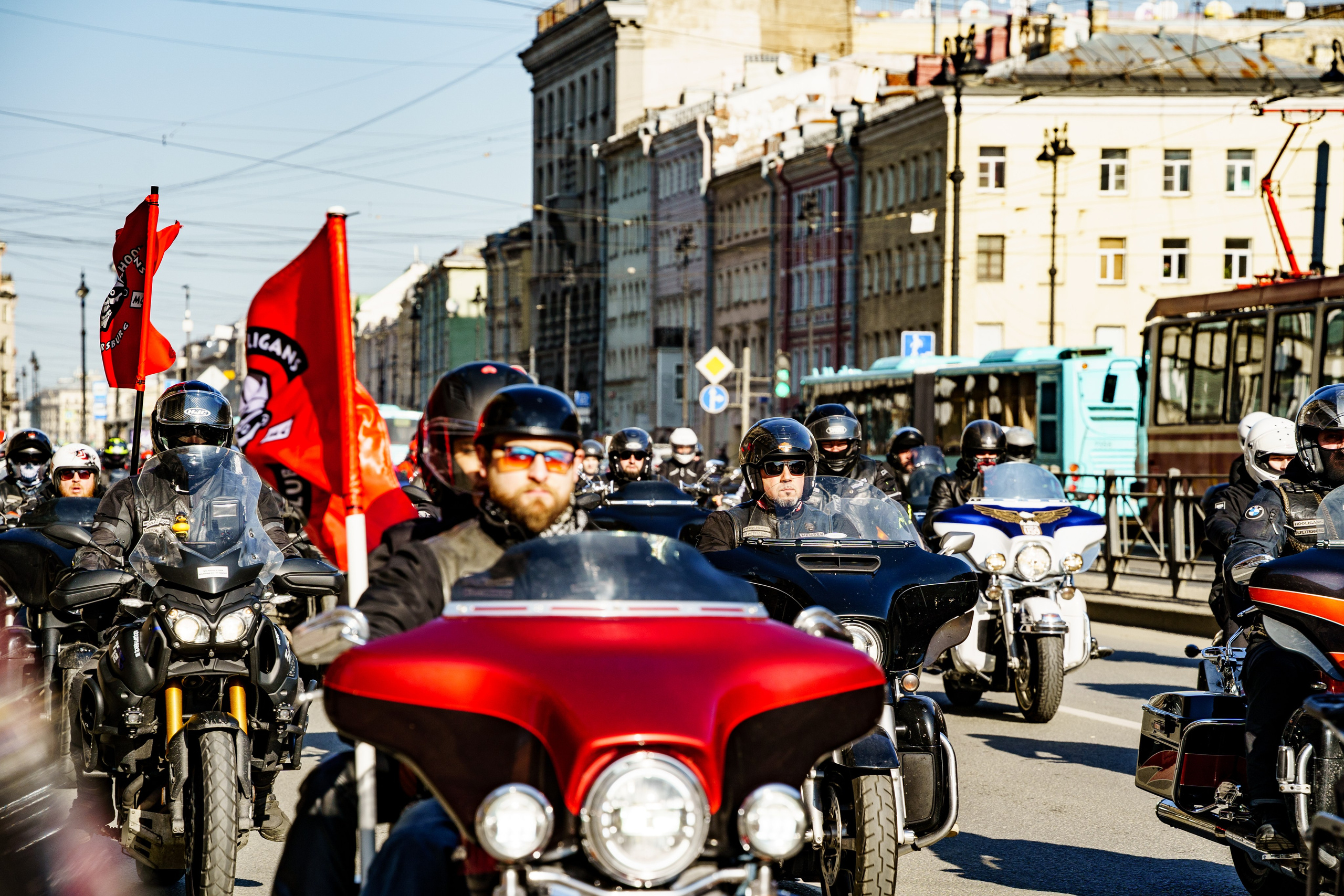 Прохват мотоклуба Norman Riders ч.1. Концертный и репортажный фотограф в Санкт-Петербурге Слава Пахомов